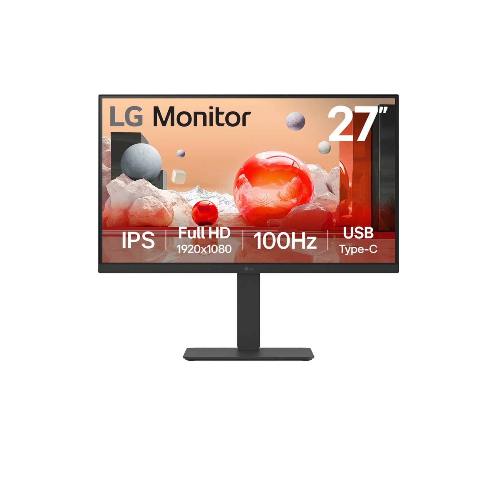 LG 27BA650-B LCD Monitor 68.6cm (27 Inch) 1920 X 1080 Full HD (1080p)