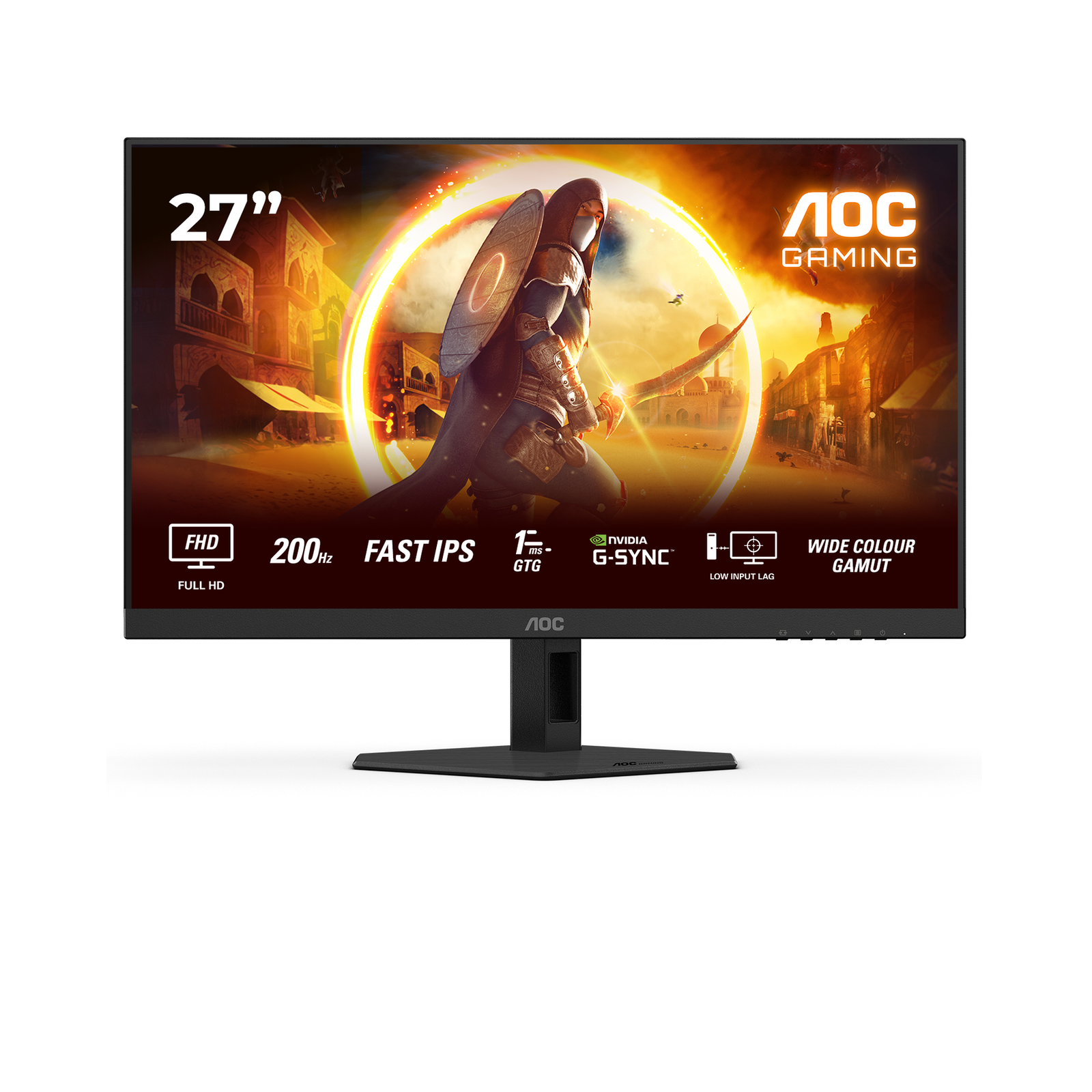 AOC 27G4HRE 27-inch FHD FAST IPS 200Hz 5ms 300cd/m2 HDMI DP Speakers