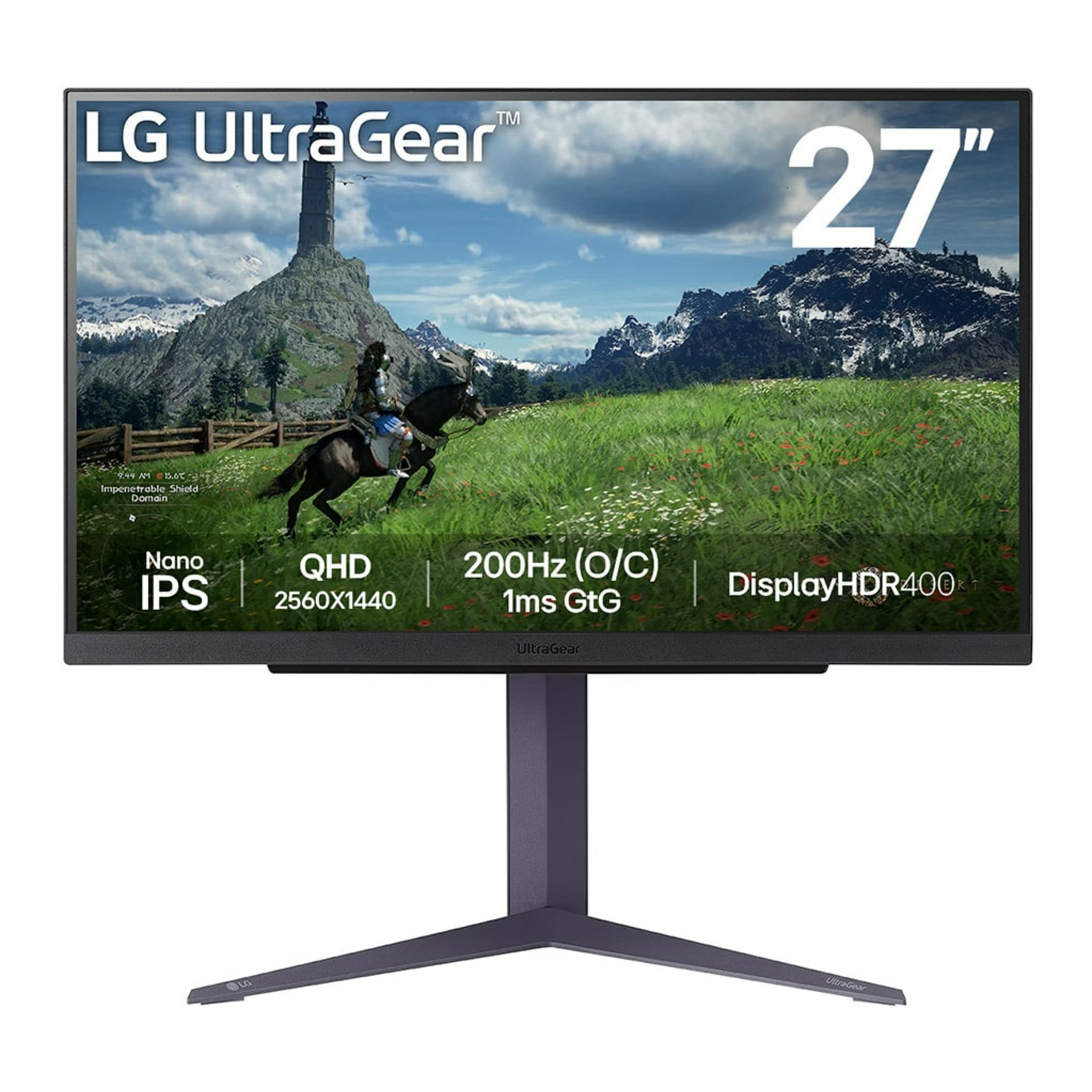 LG UltraGear 27GS85Q-B 27 LED Gaming Monitor 2560 X 1440