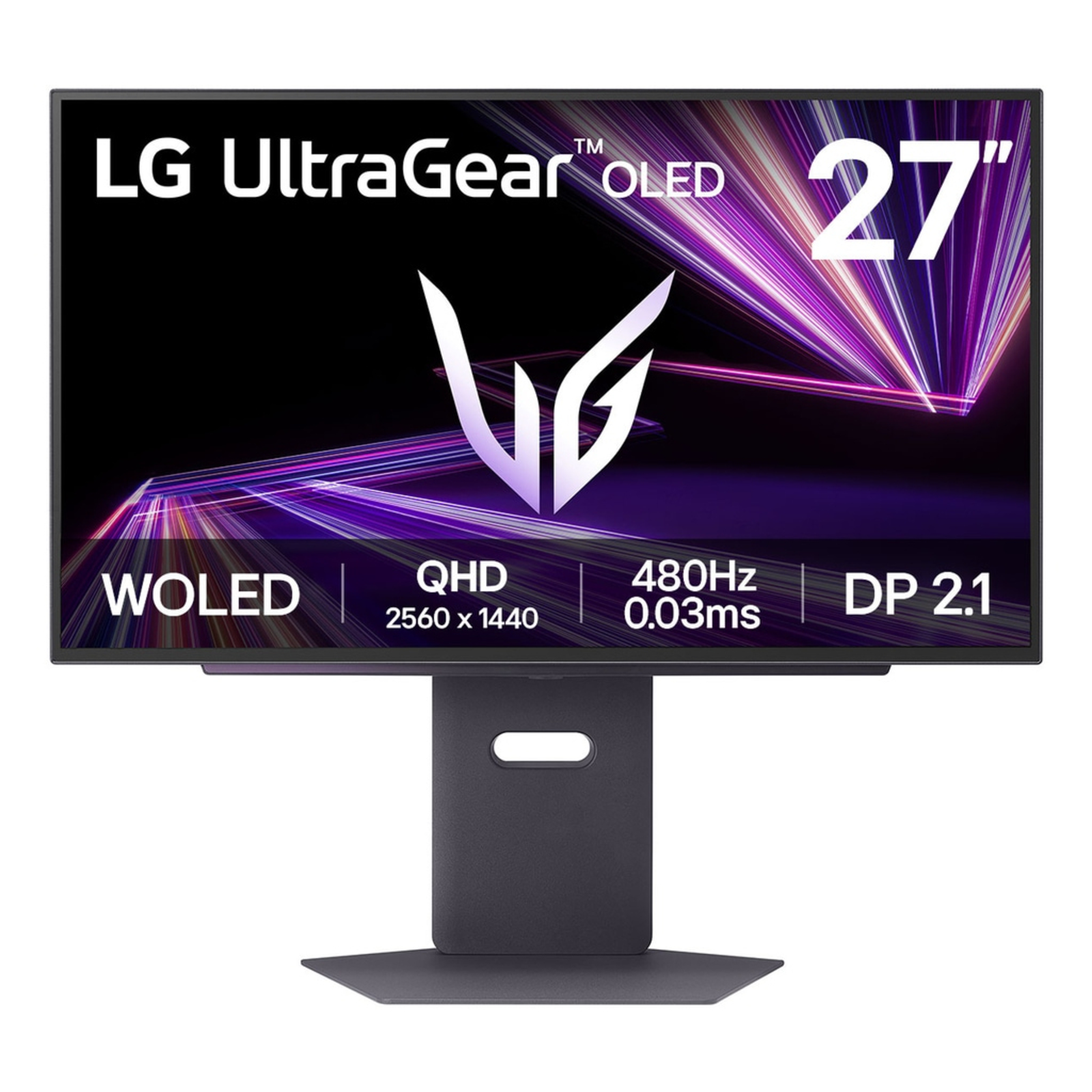LG 27GX790A-B 27 OLED -2560x1440 -0.03ms -16 9 -480Hz -4-field HP -HDMI -DP -USB -G-SYNC -VESA
