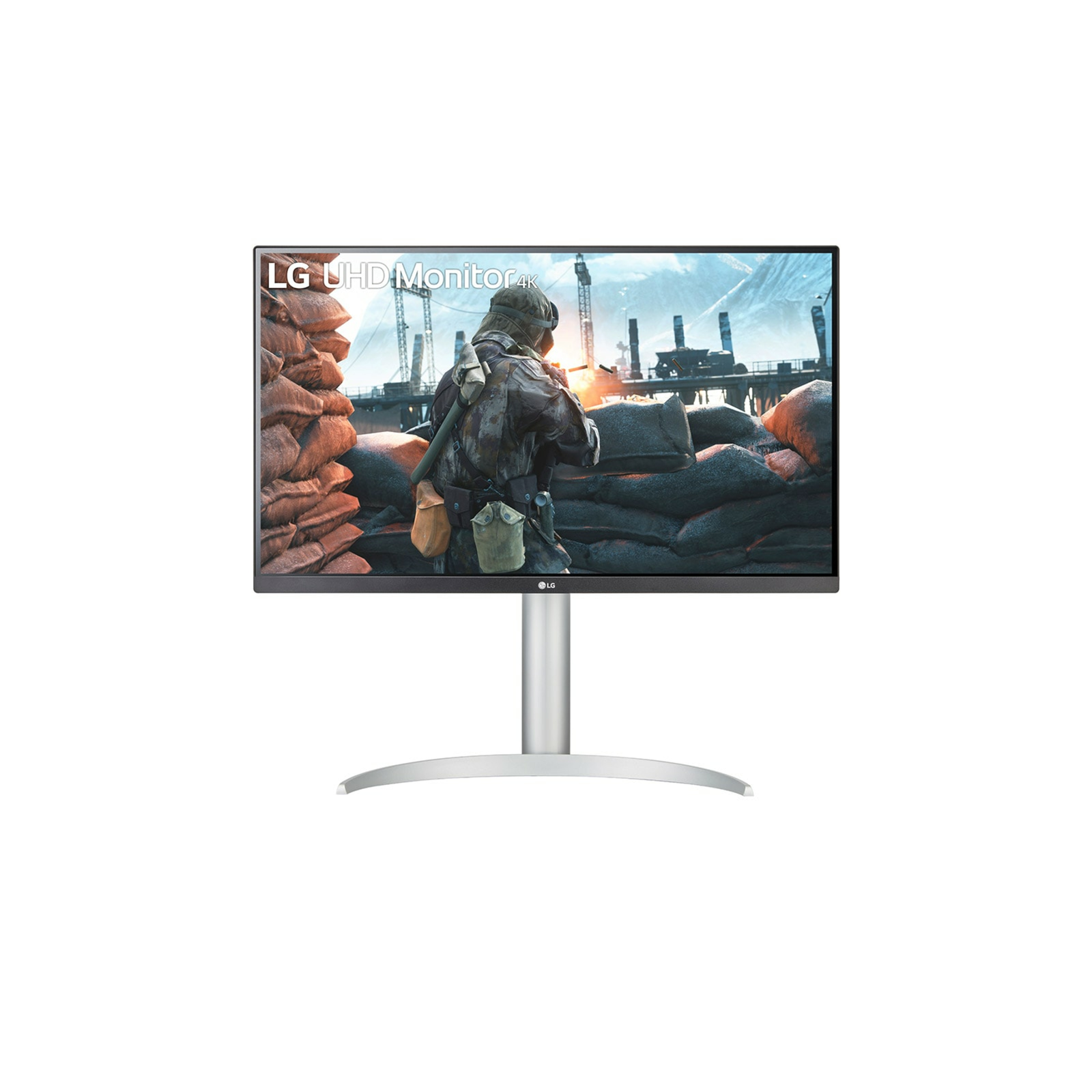 LG 27UP650K-W Monitor 4K UHD- IPS Height Adjustment HDMI DisplayPort 1.4