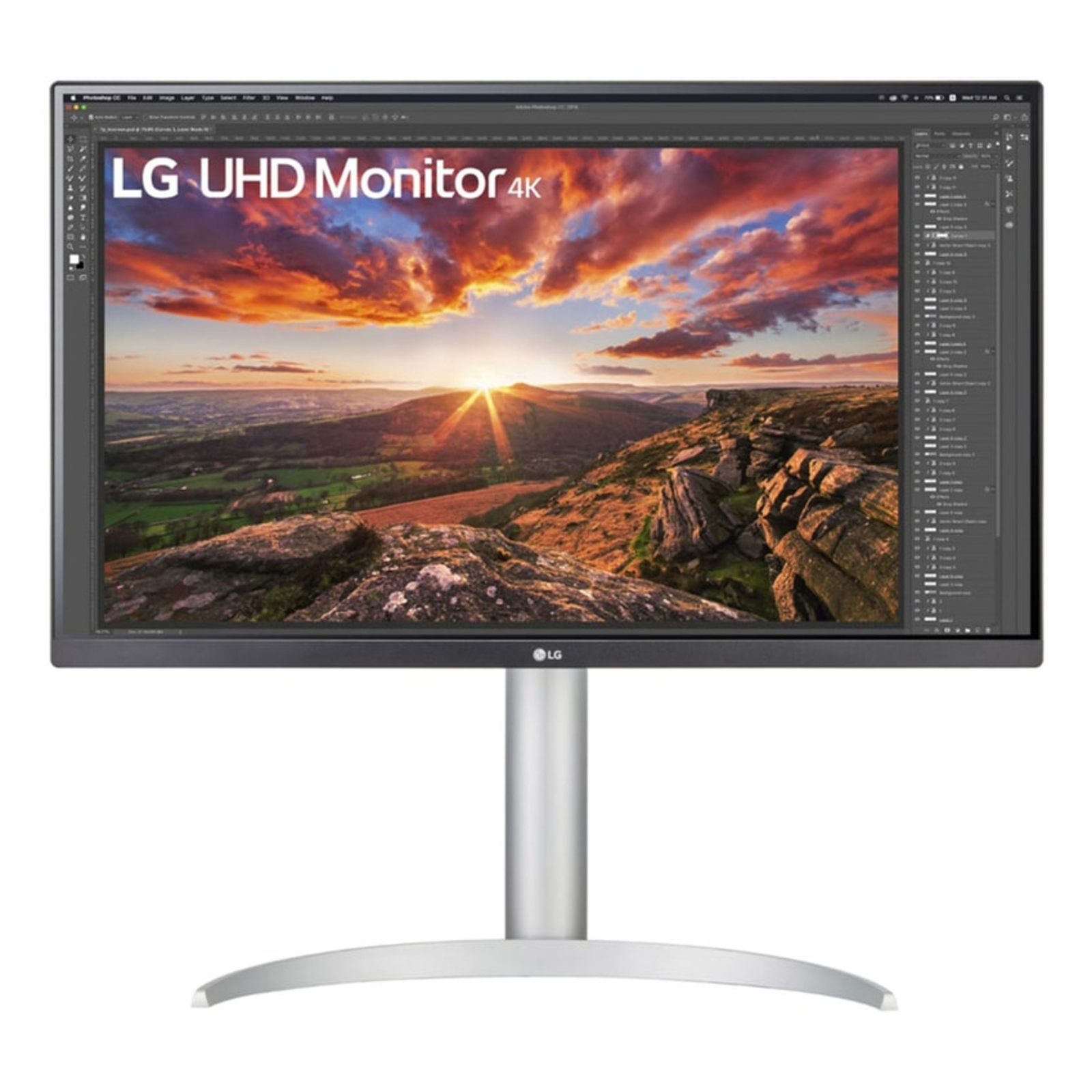 LG 27UP850K-W Monitor 4K UHD- IPS Height Adjustment HDMI DisplayPort 1.4 USB-C
