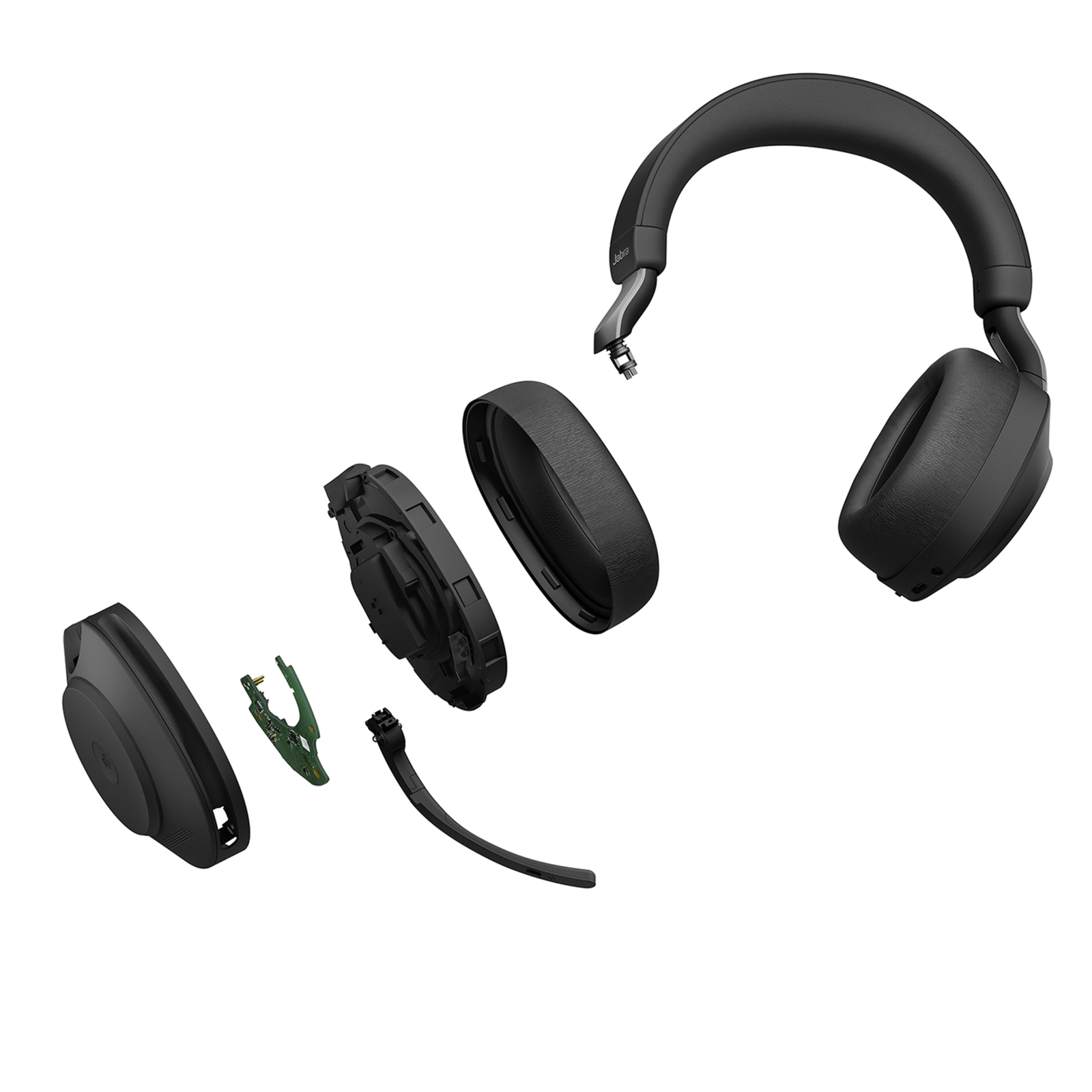 Jabra Evolve2 85 MS Stereo Wireless Cabling Headset Black