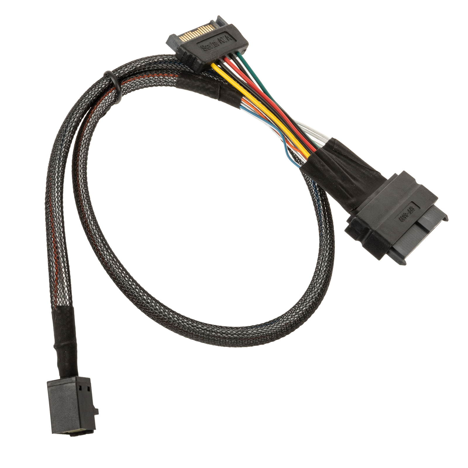 InLine U.2 Connection Cable SSD with U.2 SFF-8639 to SFF-8643 + Power 0.5m
