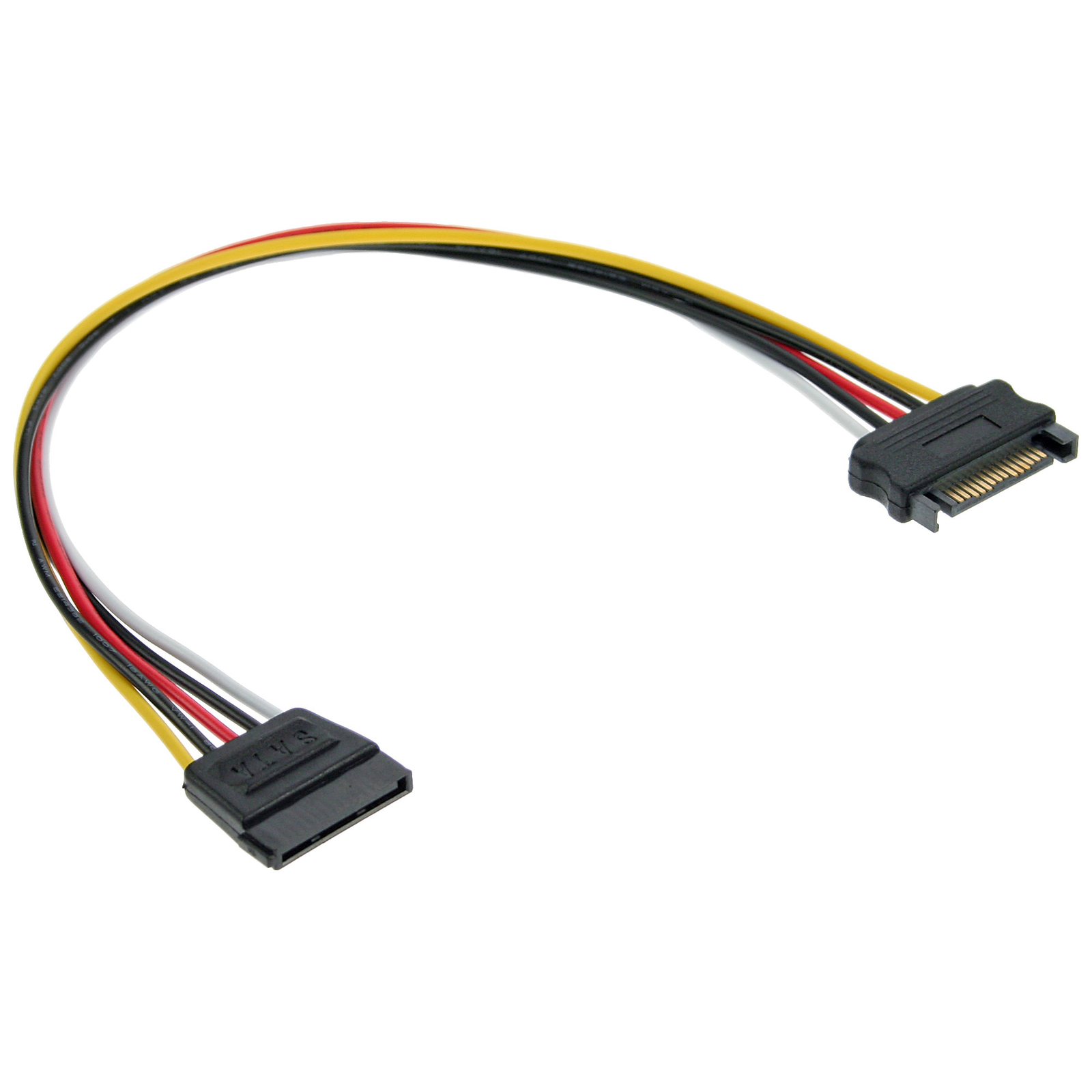 InLine Internal Power Extension SATA Plug Socket 0.50m