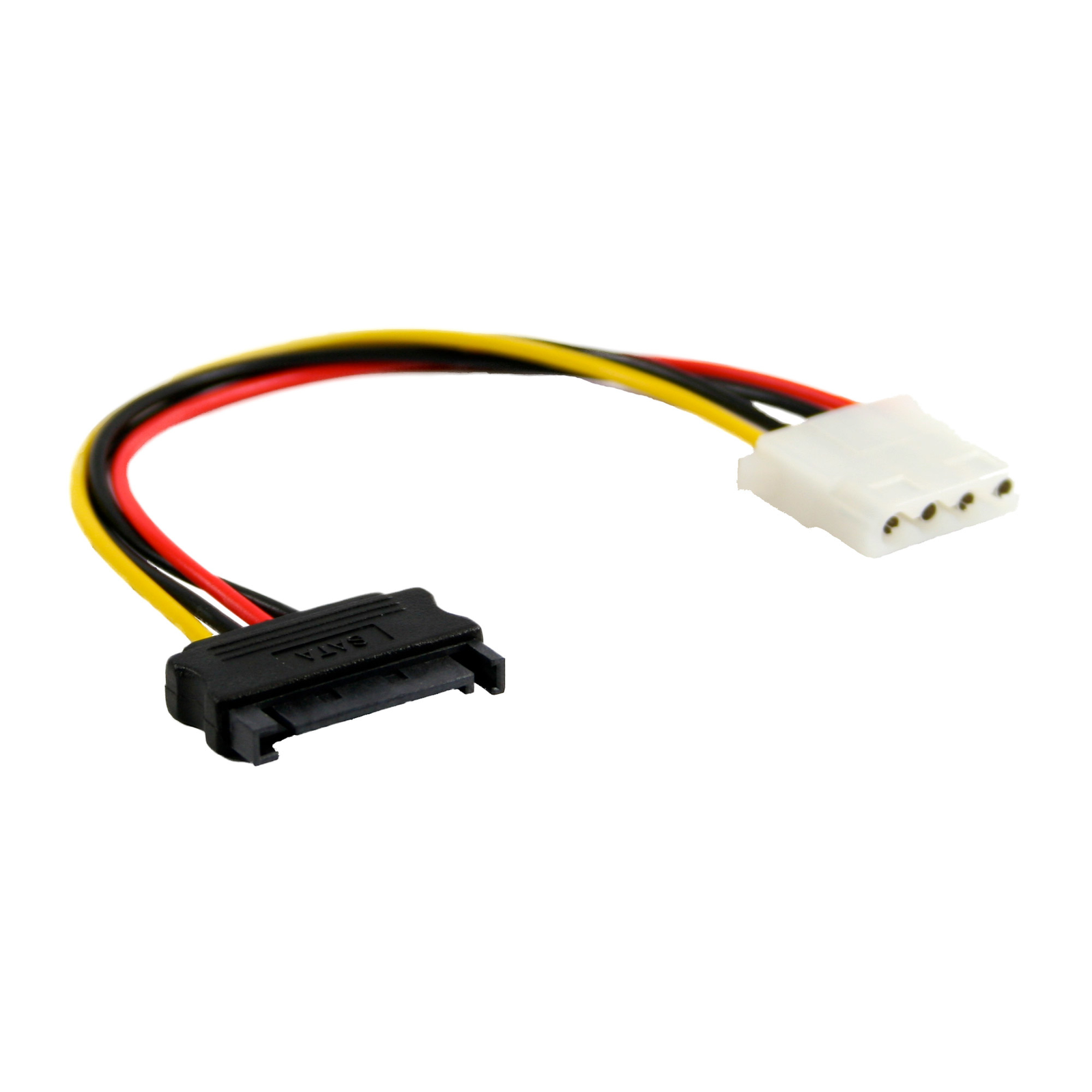 InLine SATA Power Adapter Cable 15-pin SATA Socket to 4-pin Plug 0.30m