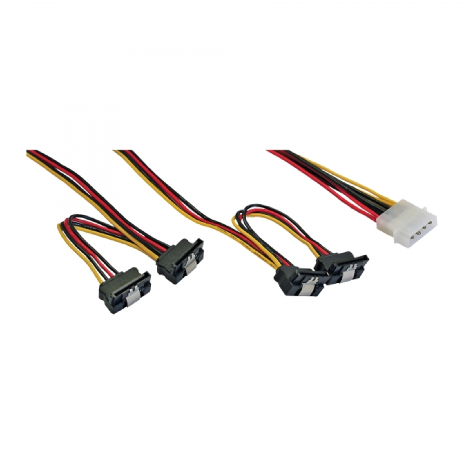 InLine Power Y-cable Int. -1x13 -34cm 5 -25 Inch-4x15pin SATA W.tab 0 -40+0 -55m