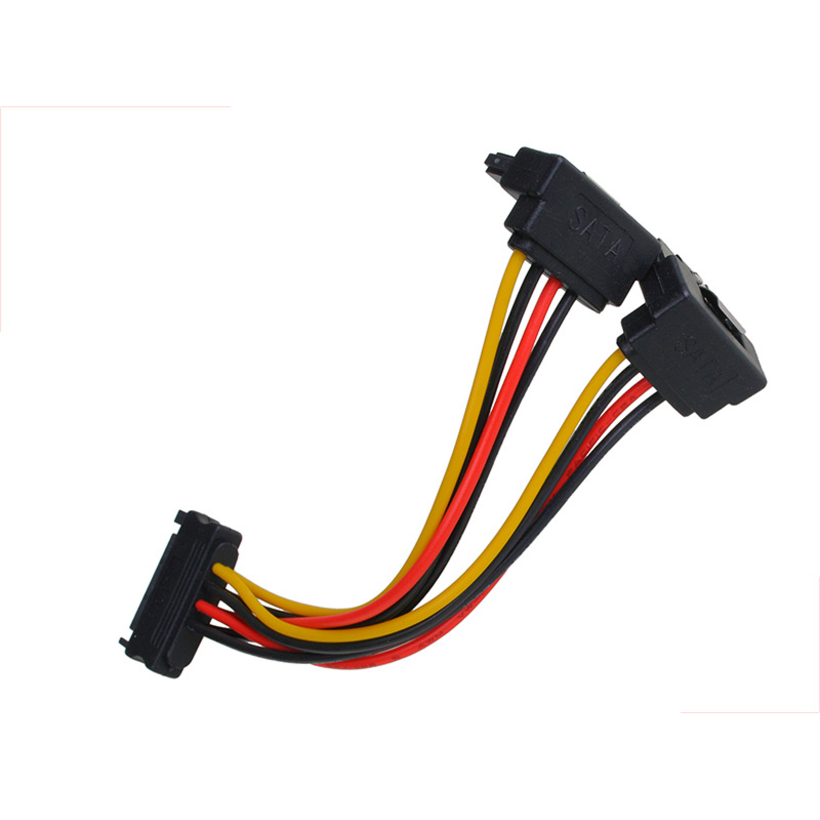 InLine SATA Power Y-cab. SATA BU-2x SATA ST Used W. Safety Latches 0 -15m