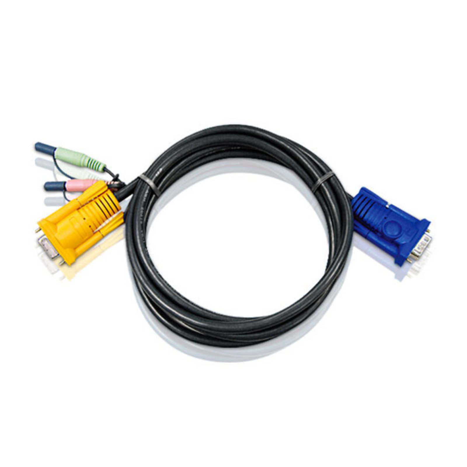ATEN 2L-5203A KVM Connection Cable 3m with Audio Black 3 M