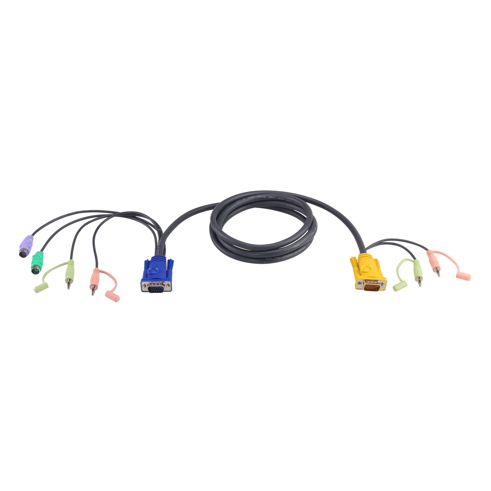 ATEN PS/2 KVM Cable with 3-in-1 SPHD And Audio 1.8 M