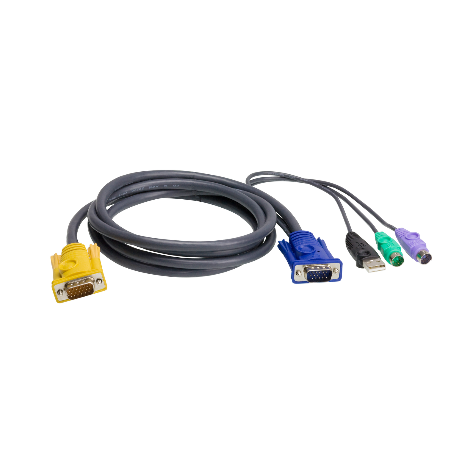 ATEN 2L-5303UP PS/2 VGA Connection Cable Black 3 M