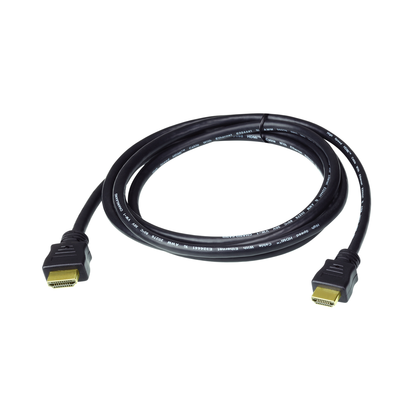 ATEN HDMI Connection Cable HDMI-A Plug 1.00 M Black 2L-7D01H 4K UHD Shielded HDMI Cable
