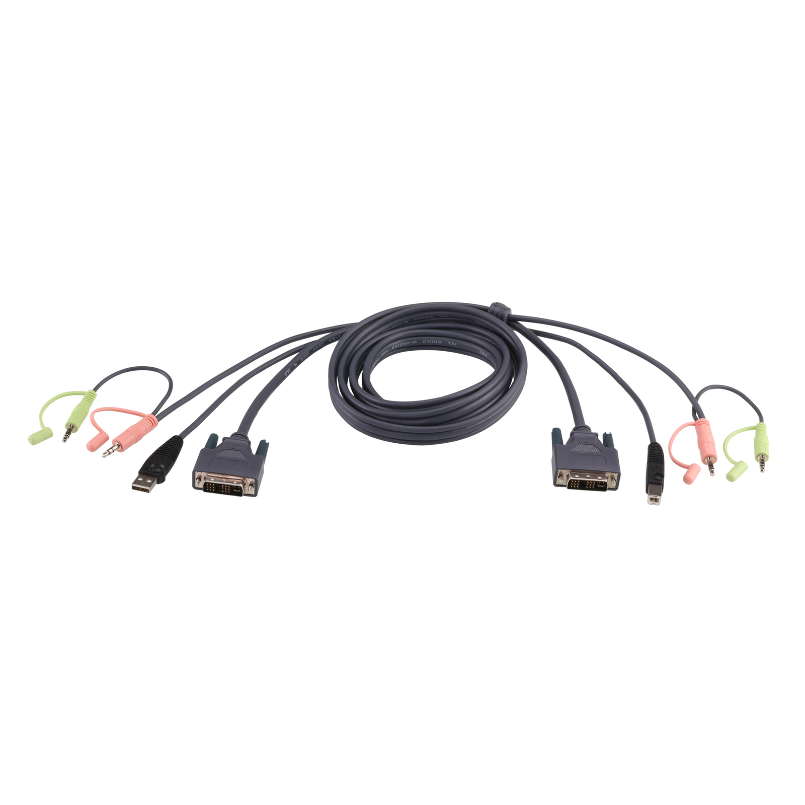 ATEN 2L-7D02U Video USB Audio Cable 1.8 M