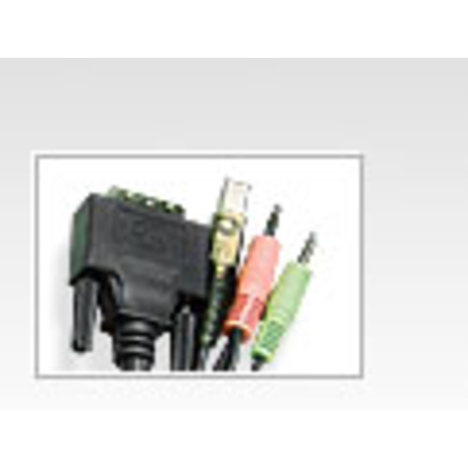 ATEN 2L-7D03U KVM Cable DVI-D (single Link) USB Audio Black 3 M