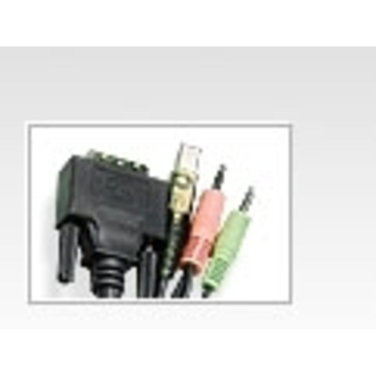 Aten USB-DVI-D Dual-link KVM Cable 3 M 3 M DVI-D Black DVI-D USB A 2 X 3.5mm DVI-D USB B