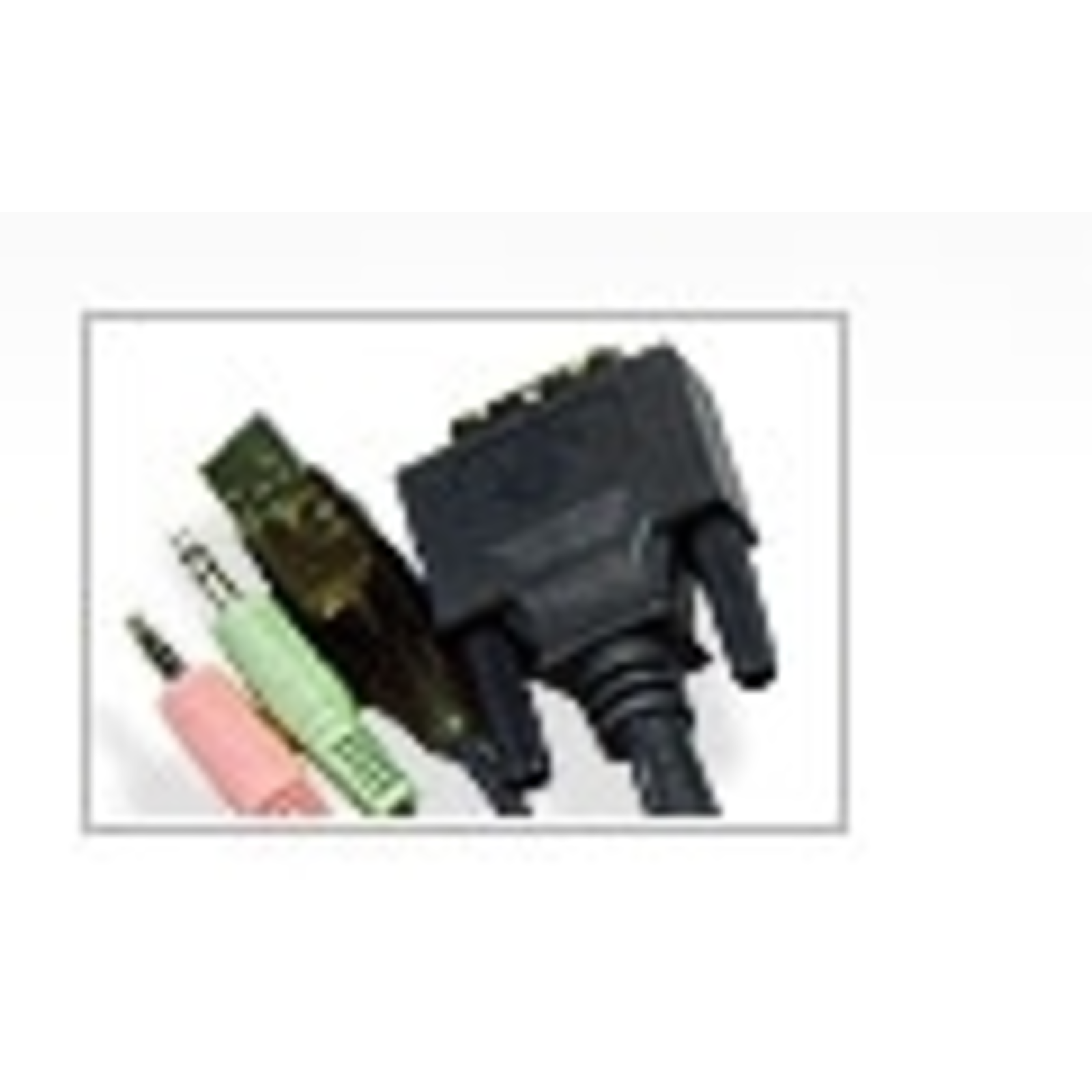 Aten USB-DVI-D Dual-link KVM Cable 3 M 3 M DVI-D Black DVI-D USB A 2 X 3.5mm DVI-D USB B