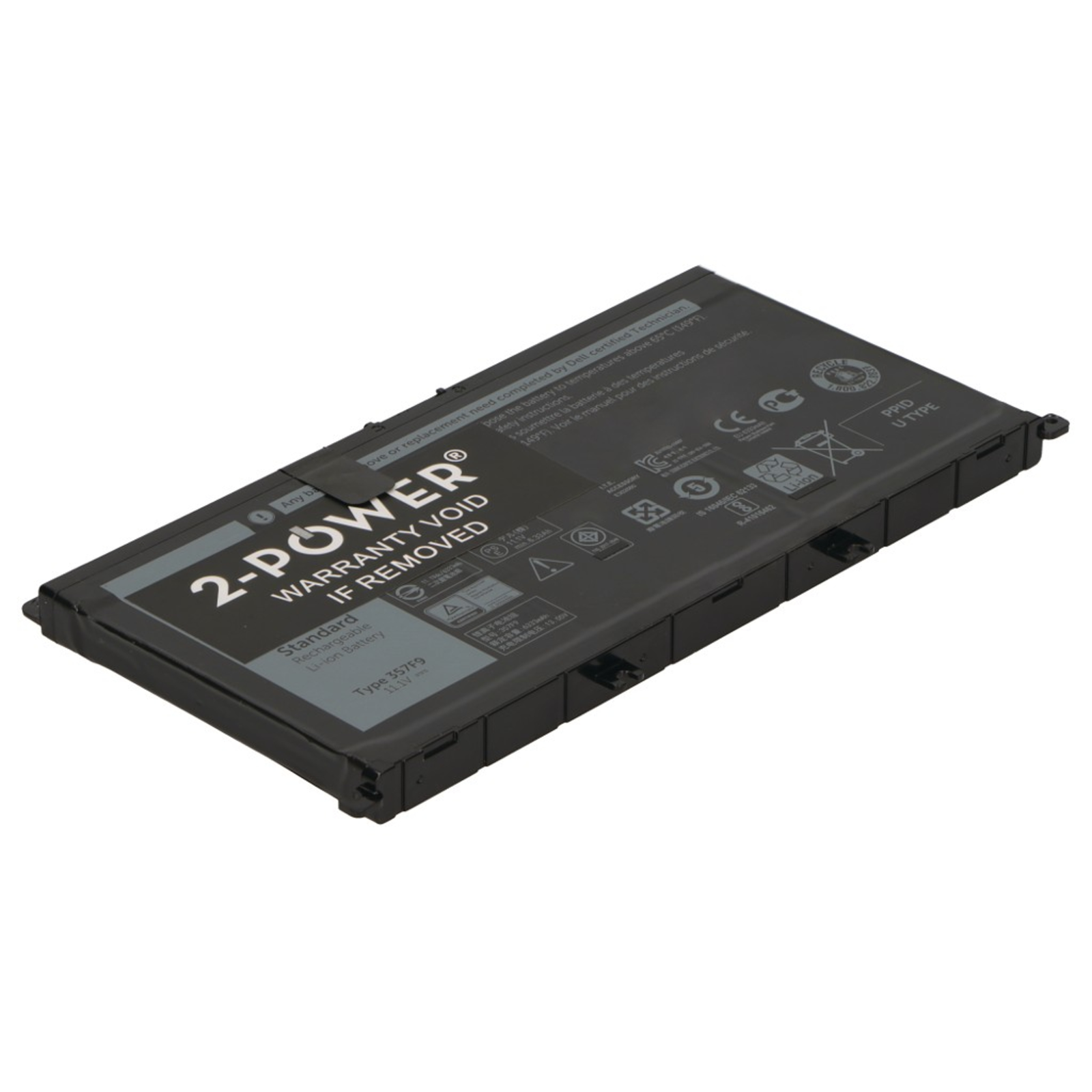 2-POWER Main Battery Pack 11.4V 7200mAh Dell Inspiron 15 7559