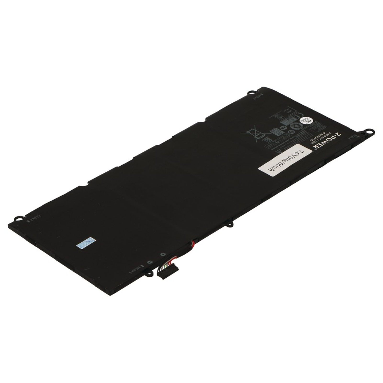 2-POWER Main Battery Pack 7.6V 7800mAh Dell XPS 13 9360