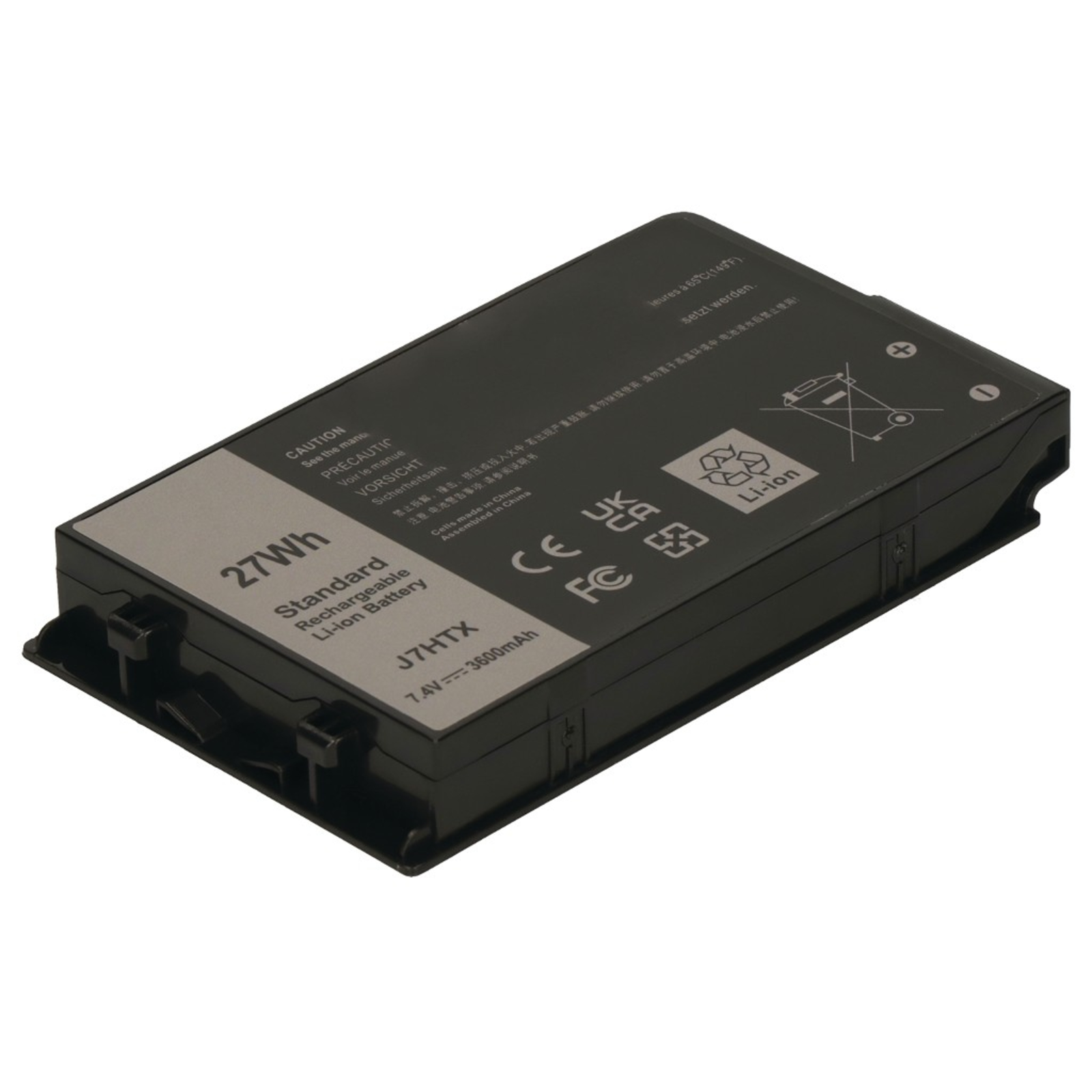 2-POWER Main Battery Pack 7.4V 3600mAh Dell Latitude 12 7212