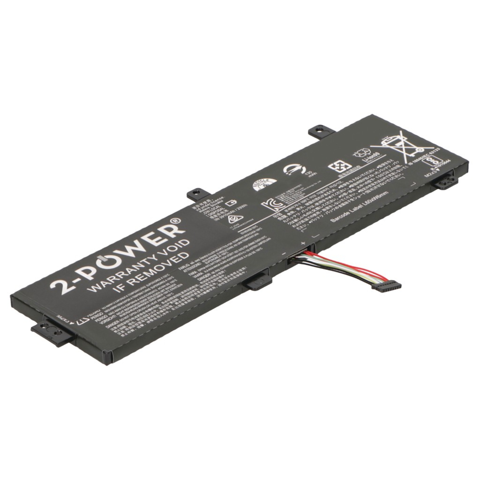2-POWER Main Battery Pack 7.6V 4100mAh Lenovo IdeaPad 310 Touch-15ISK 80SN