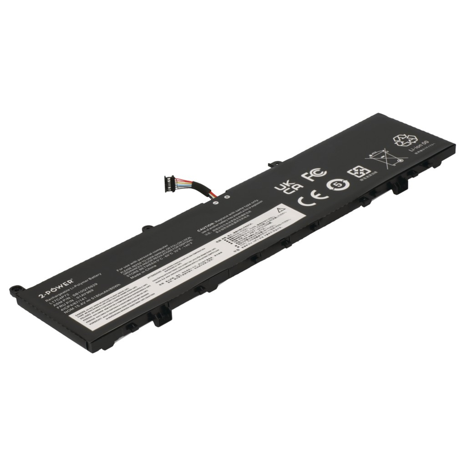 2-POWER Internal 4c 80Wh LiIon CXP 5B10W13953 Battery