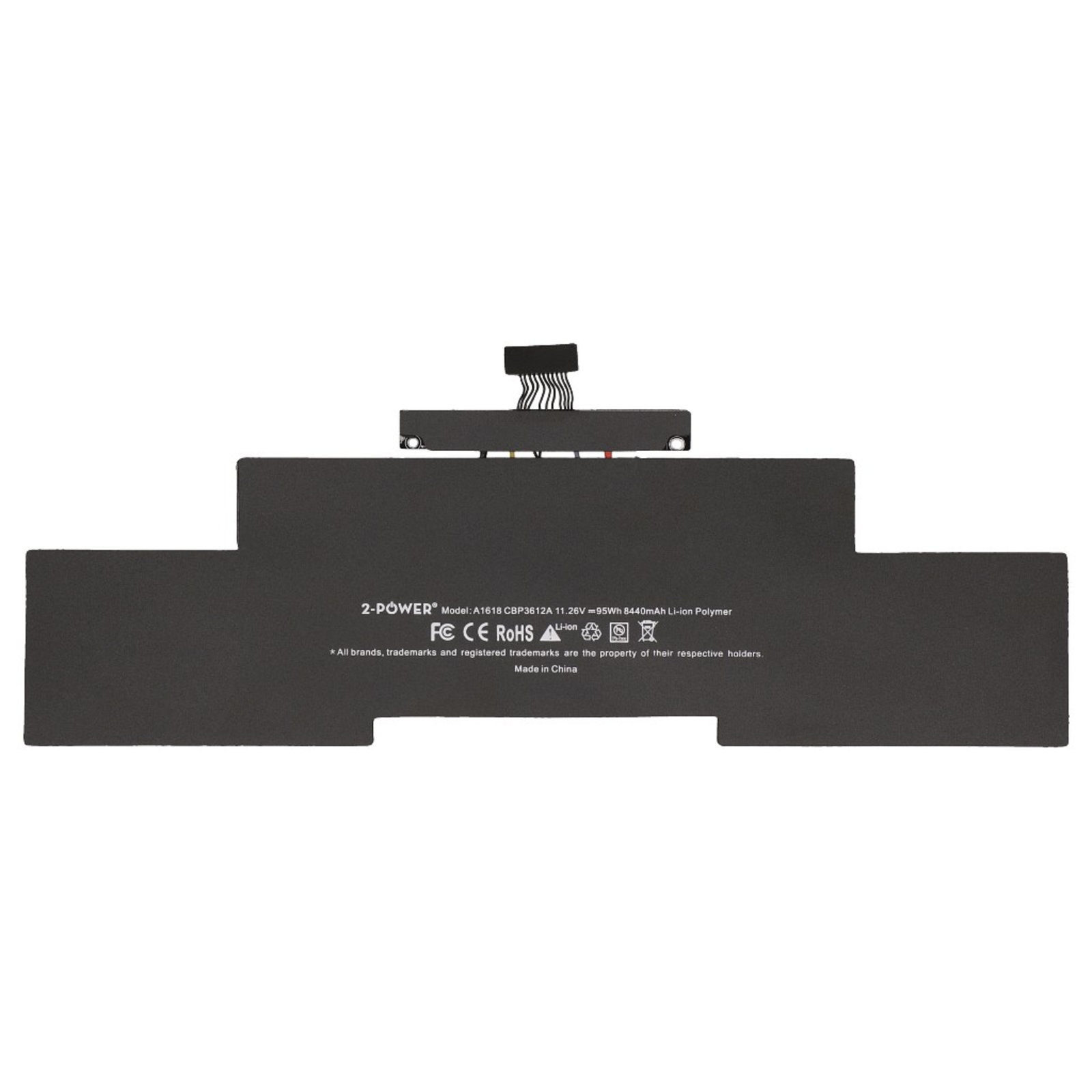 2-POWER Main Battery Pack 11.26V 8440mAh Replacement Apple A1618