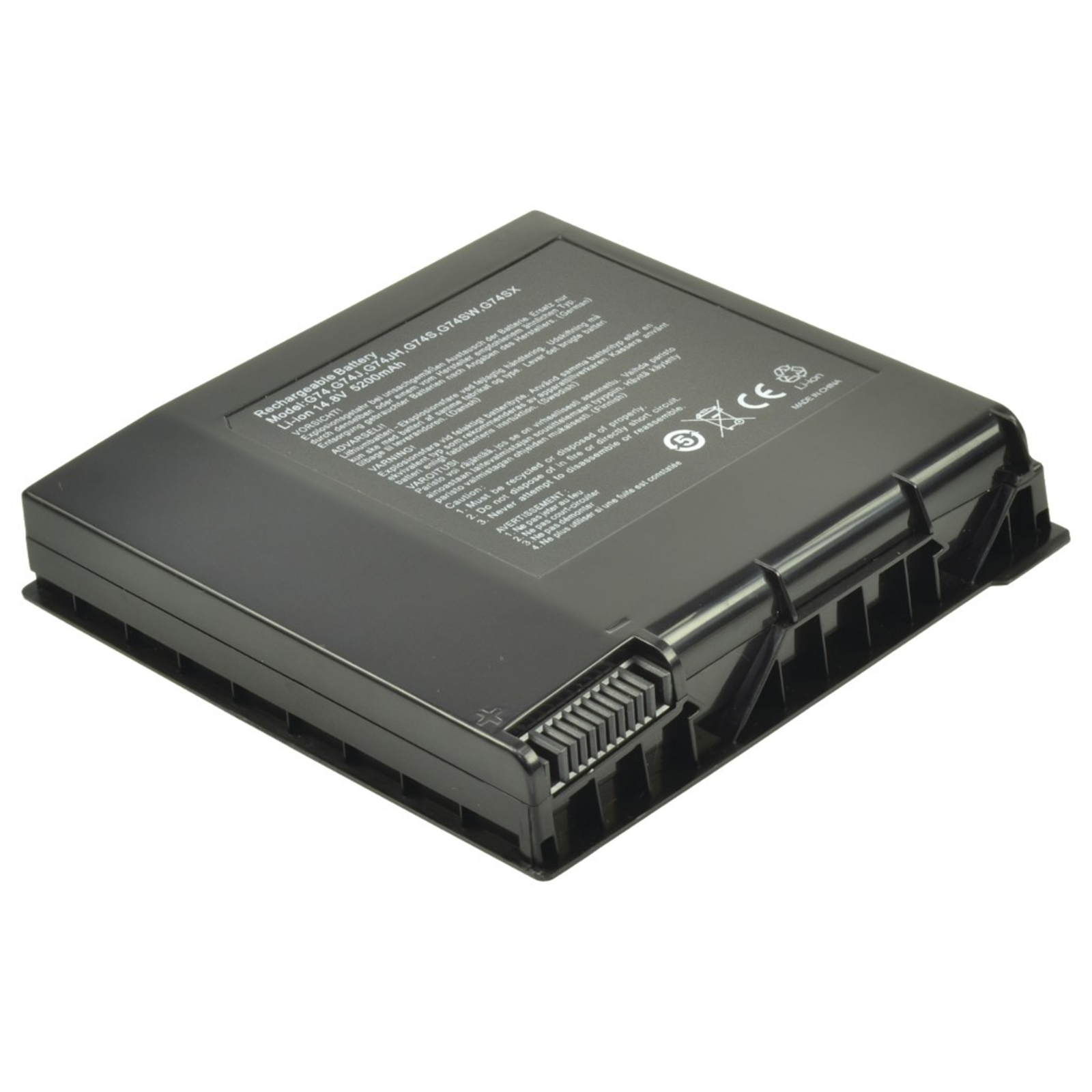 2-POWER Main Battery Pack 14.4V 5200mAh Asus G74