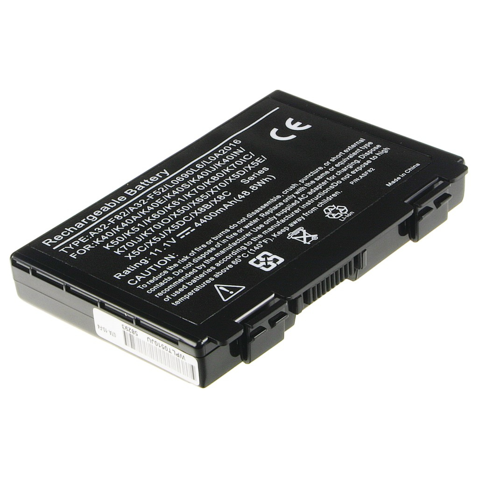 2-POWER Main Battery Pack 11.1V 4400mAh Asus K40 K50 F82