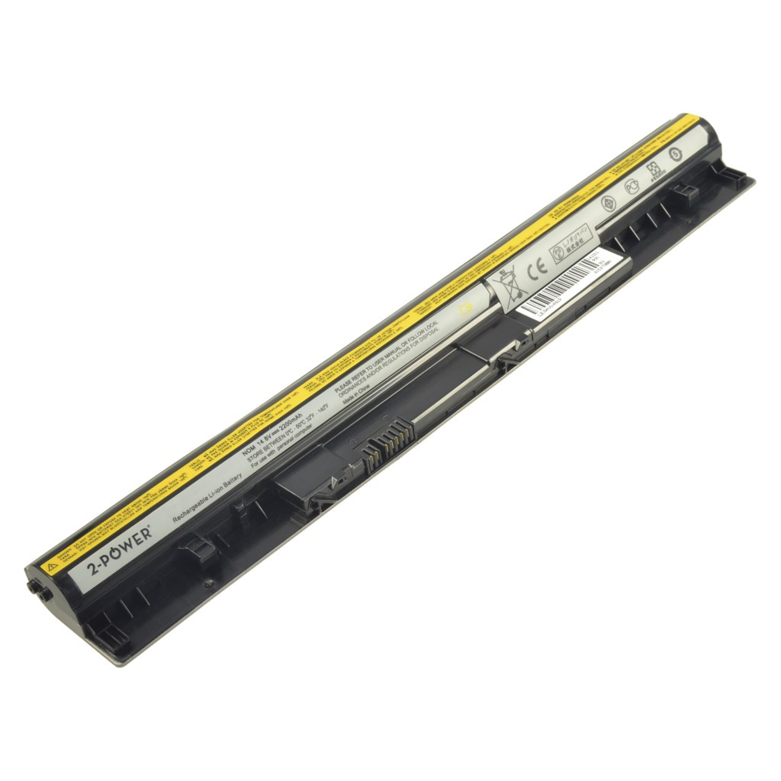 2-POWER Main Battery Pack 14.8V 2200mAh Lenovo IdeaPad S300 S310 S400 S410