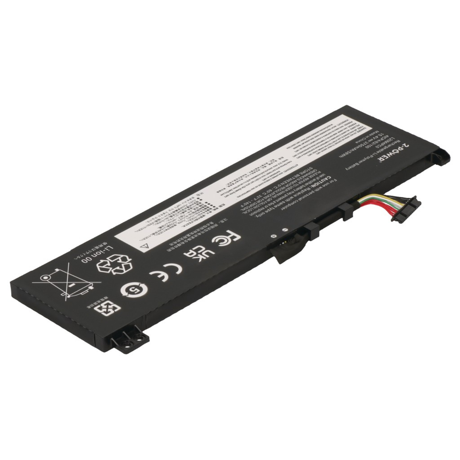 2-POWER Main Battery Pack 15.4V 3750mAh Lenovo Legion 5-15ACH6 82JW