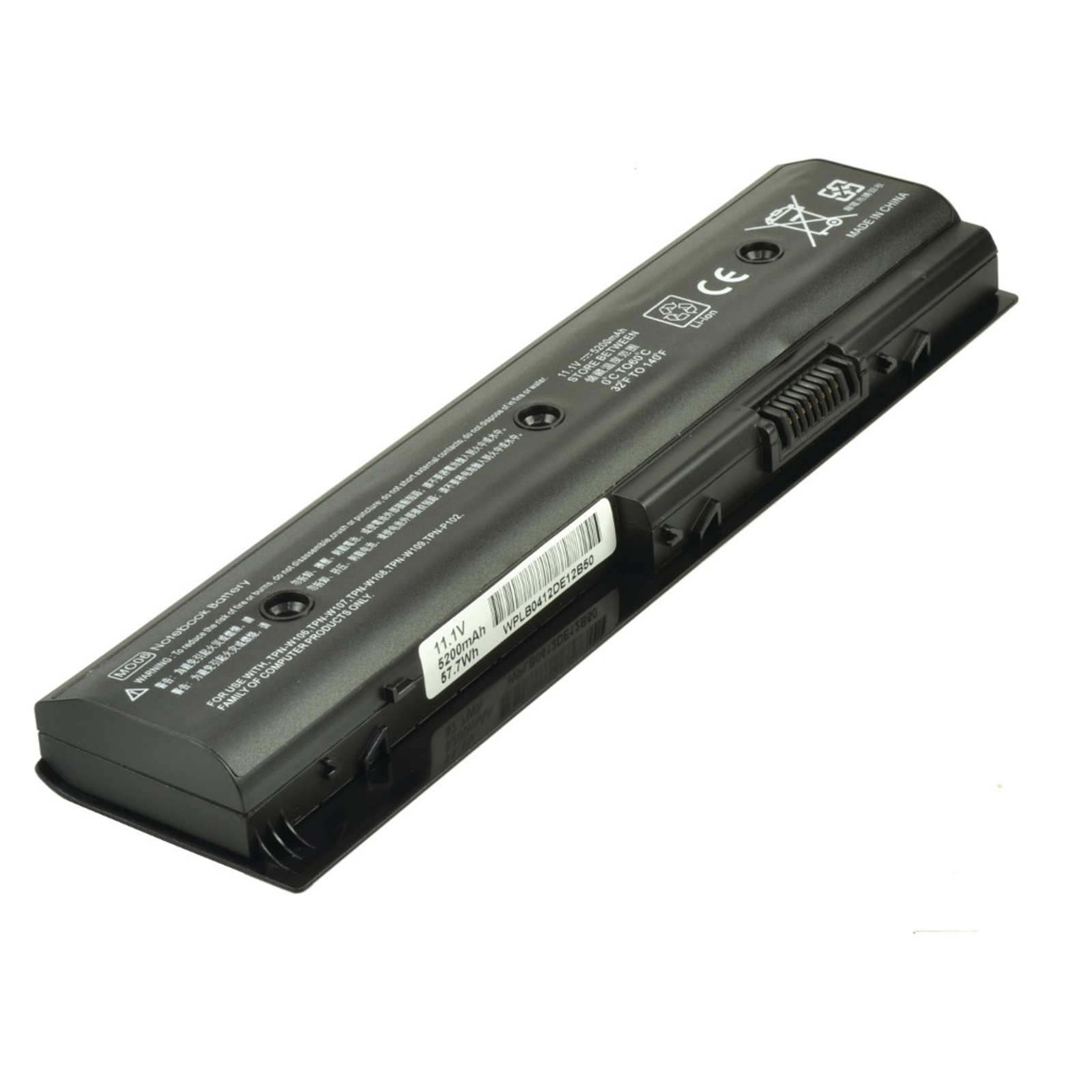 2-POWER Main Battery Pack 11.1V 5200mAh HP Pavilion DV4-5000