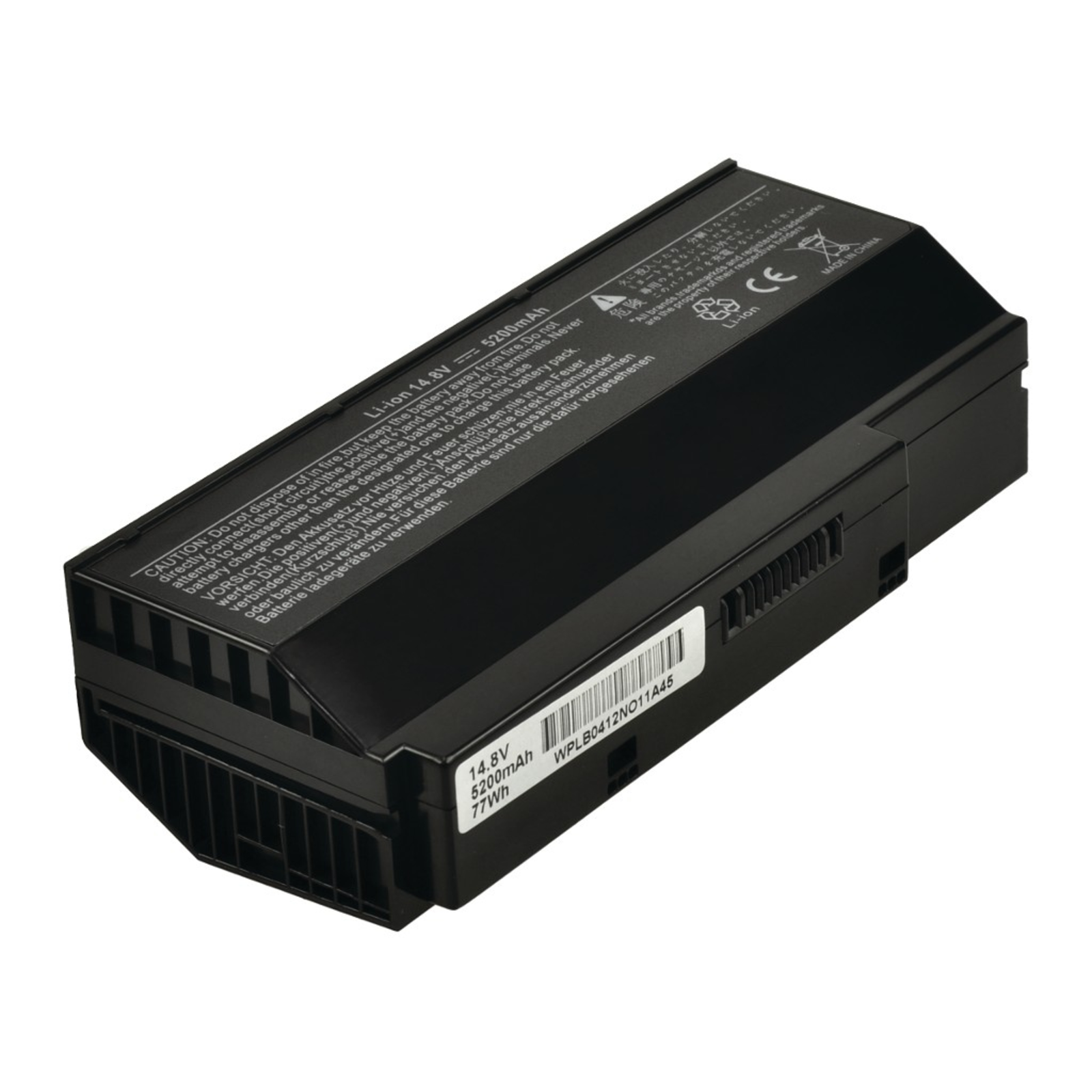 2-POWER Main Battery Pack 14.8V 5200mAh Asus G73