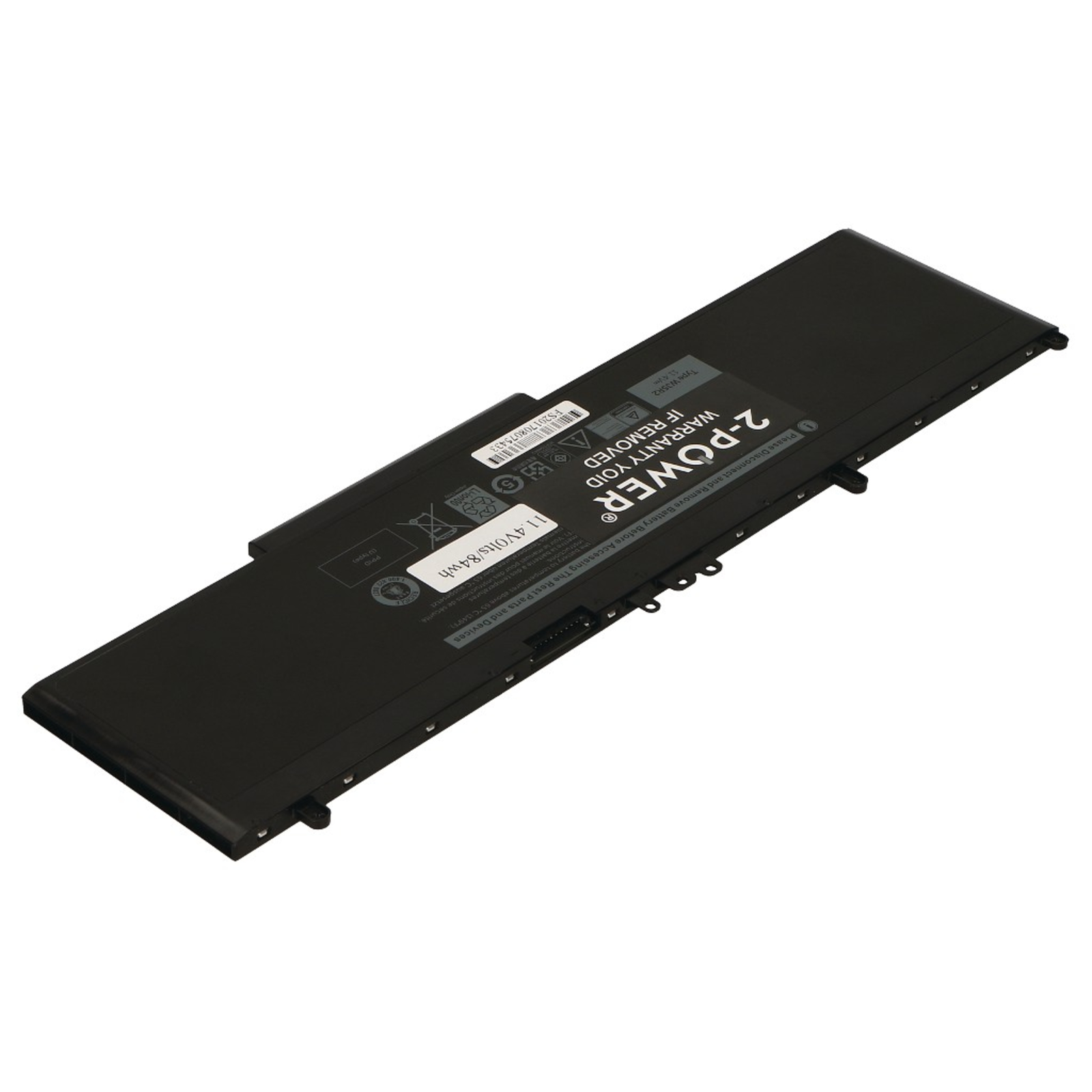 2-POWER Main Battery Pack 11.4V 7260mAh Dell Precision 3510