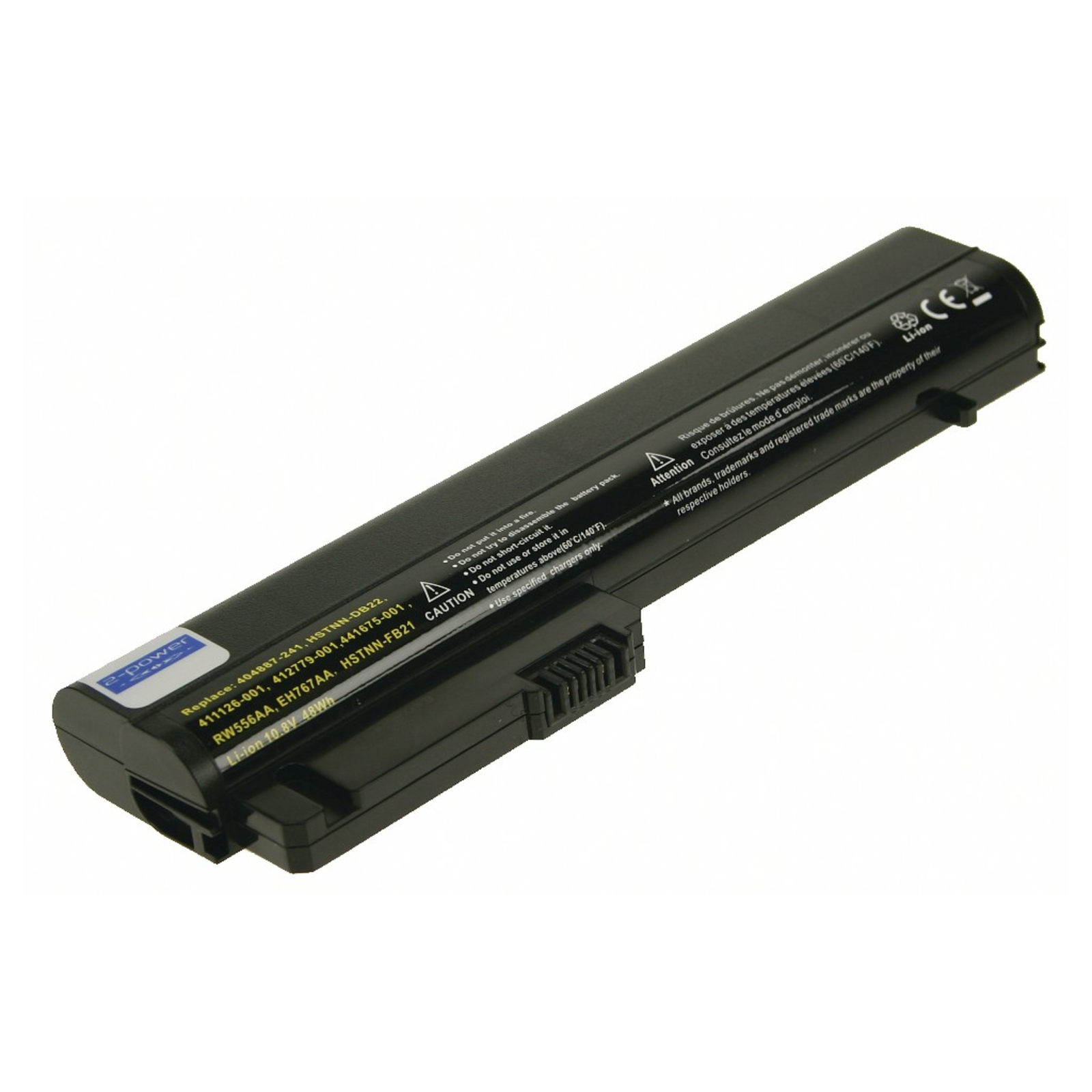 2-POWER Main Battery Pack 10.8V 4400mAh HP Business Notebook Nc2400