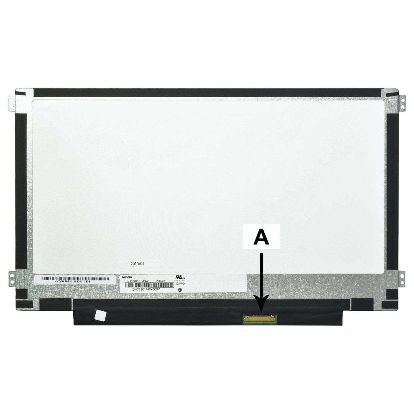 2-POWER 11.6 1366x768 HD LED mattee EDP