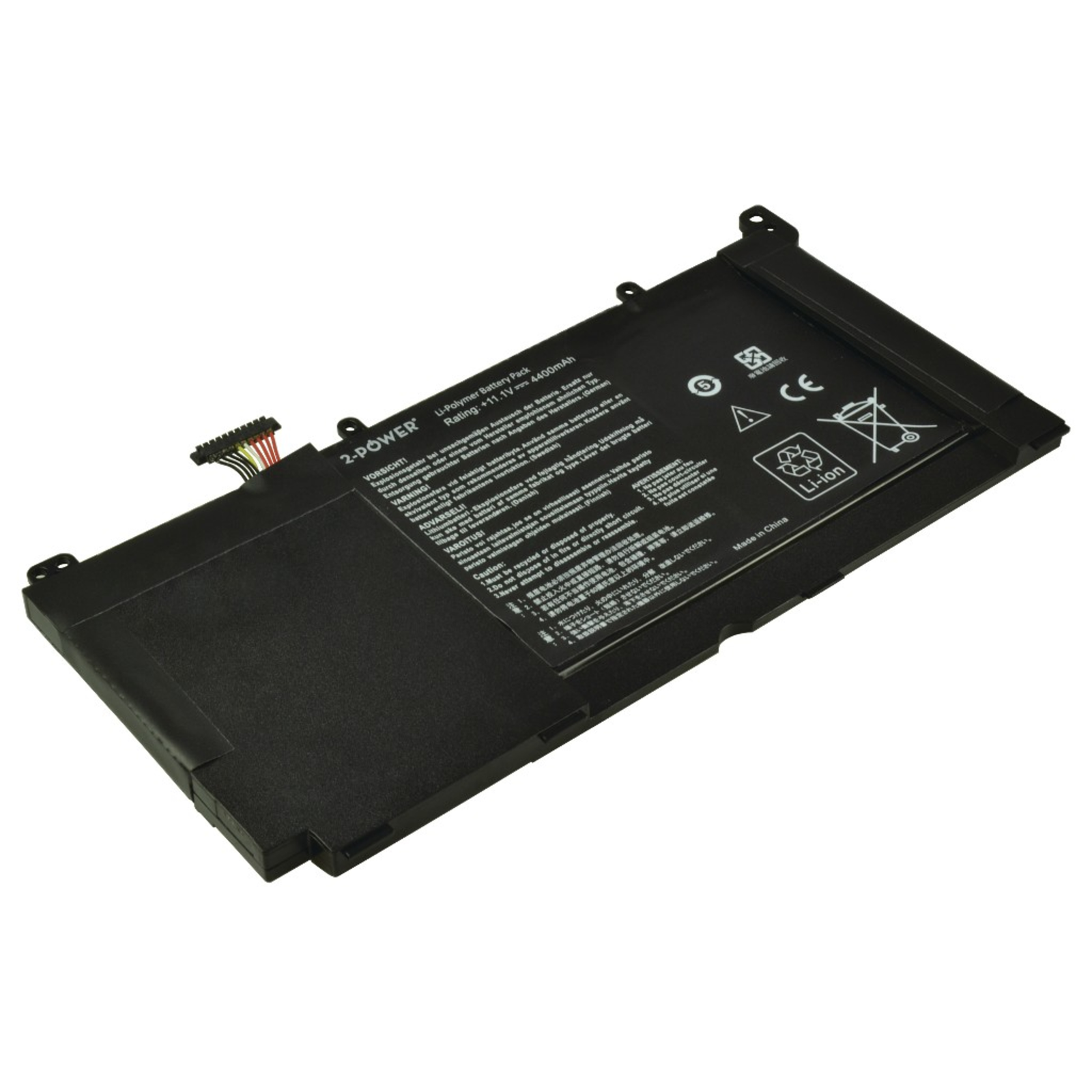 2-POWER Main Battery Pack 11.1V 4400mAh Asus S551L