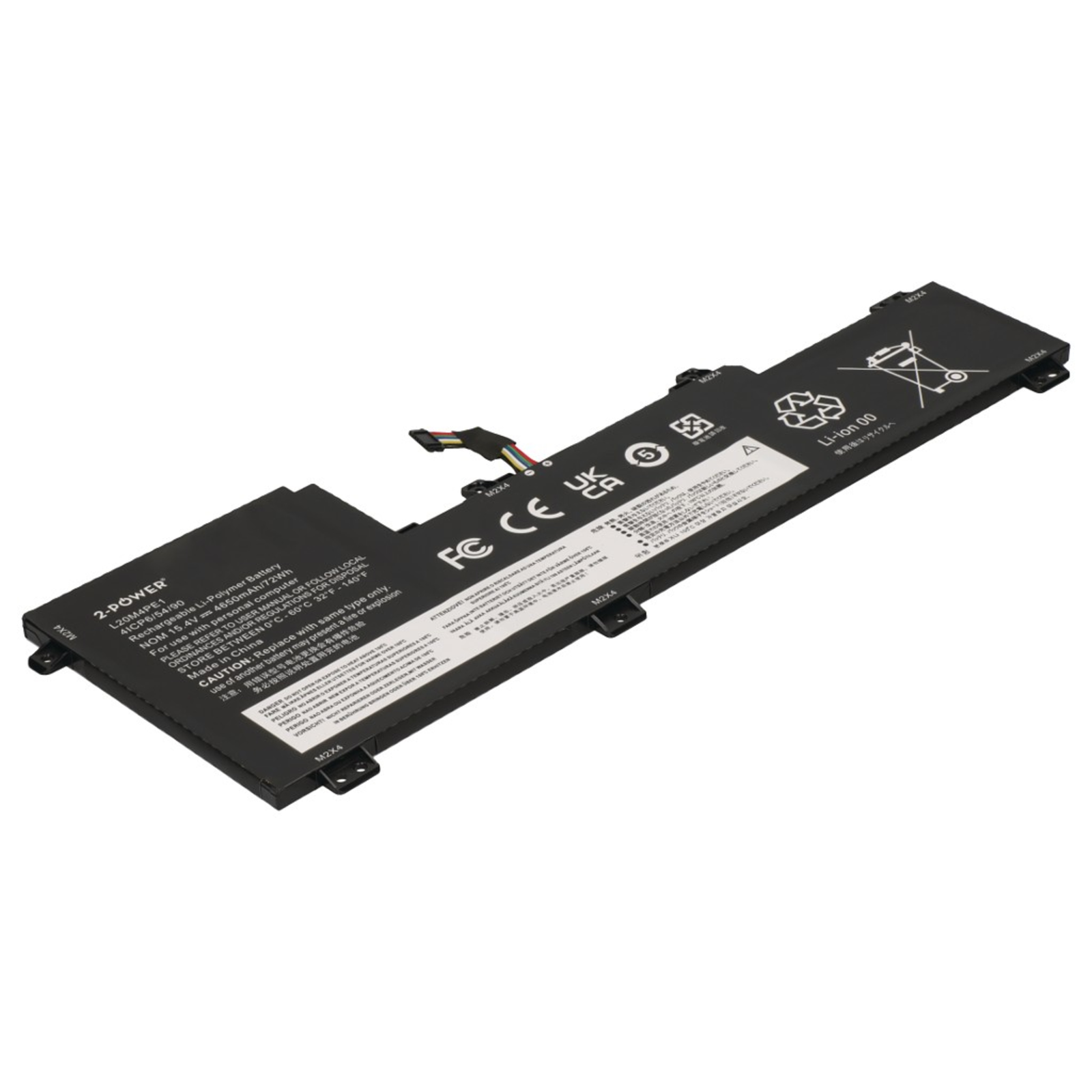 2-POWER Main Battery Pack 15.4V 4650mAh Lenovo Yoga Slim 7 Pro 16ACH6 82QQ