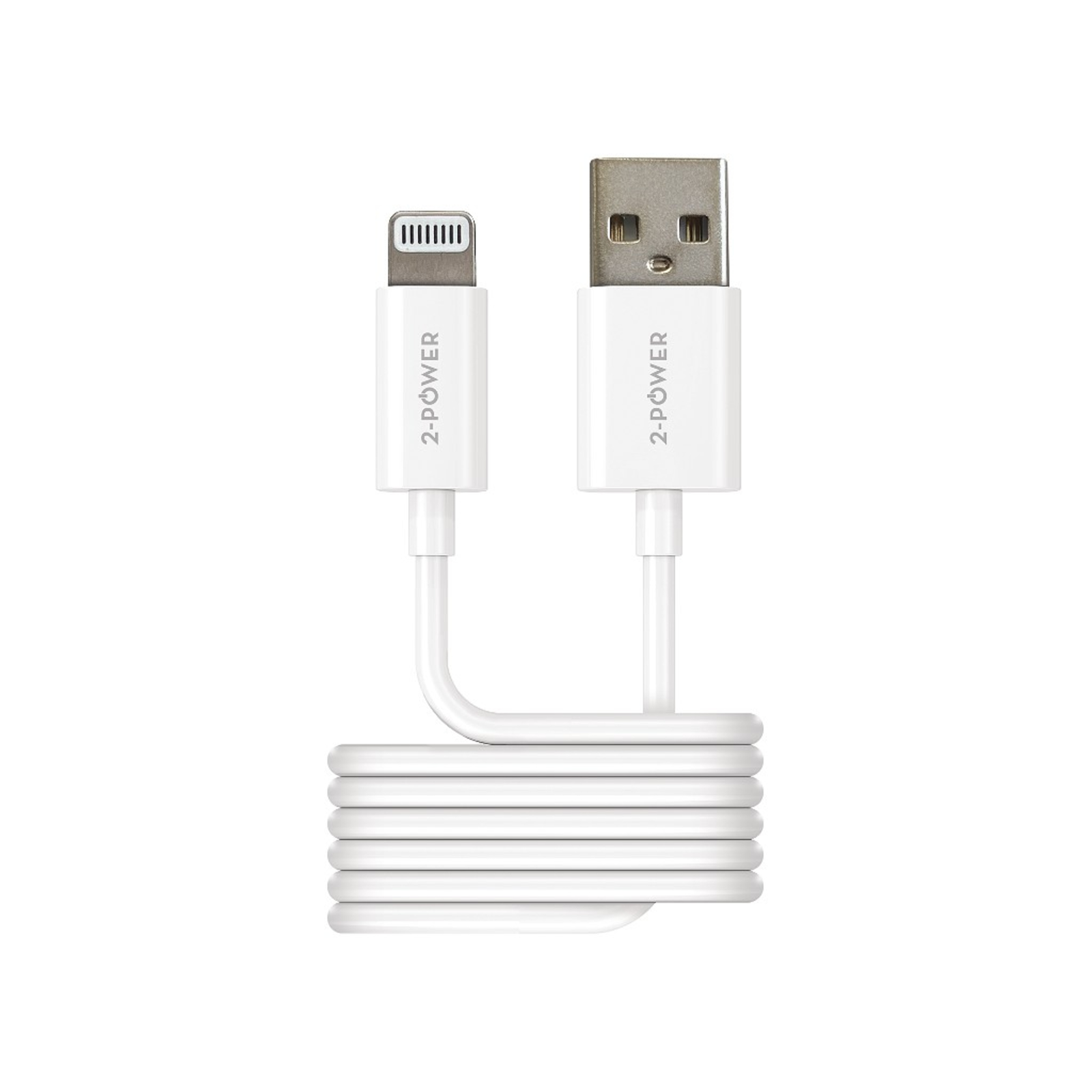 2-POWER USB-A to Lightning USB Cable Cable Digital/Data