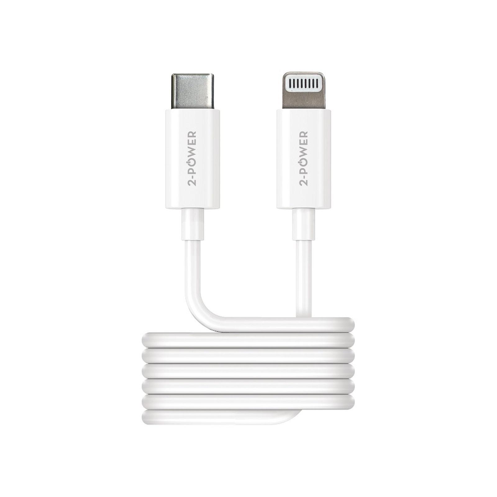 2-POWER USB-C to Lightning USB Cable Cable Digital/Data