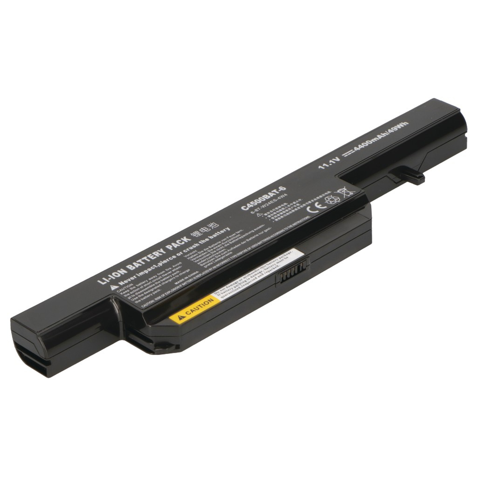 2-POWER Main Battery Pack 11.1V 4400mAh Clevo C4500