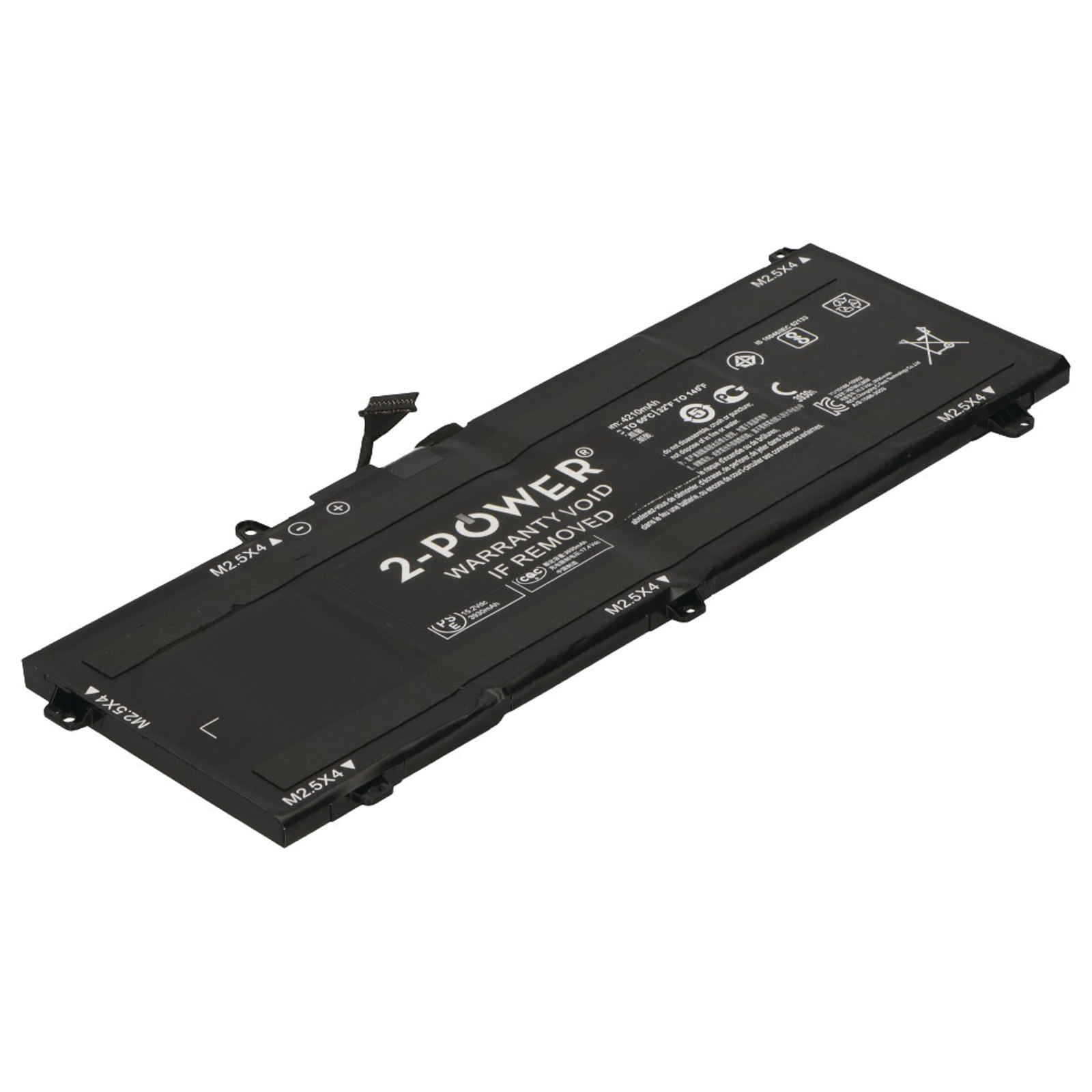 2-POWER Main Battery Pack 15.2V 4210mAh HP ZBook Studio G3