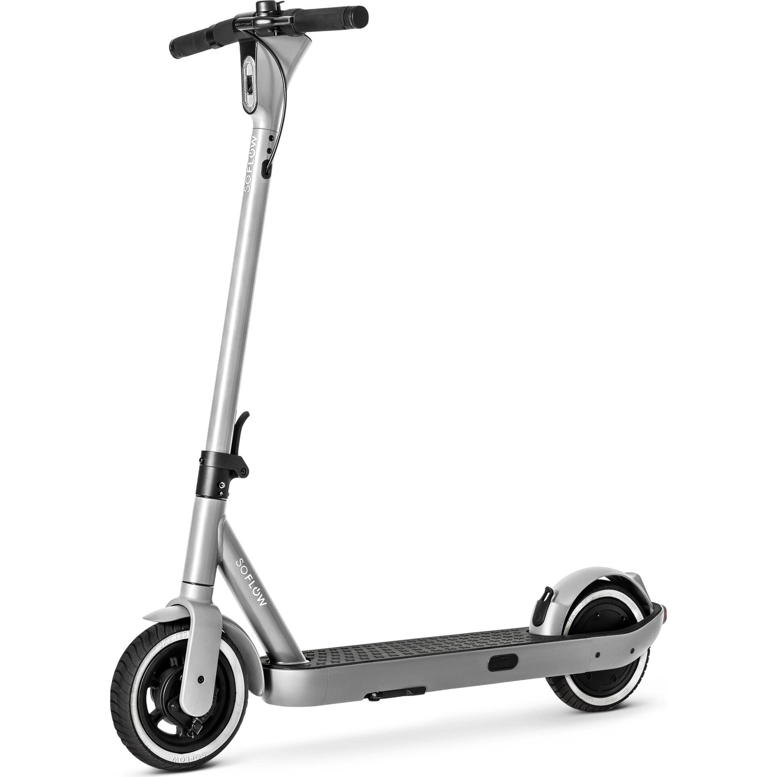 Soflow SO ONE+ E-scooter with Indicators Silver with Road Approval