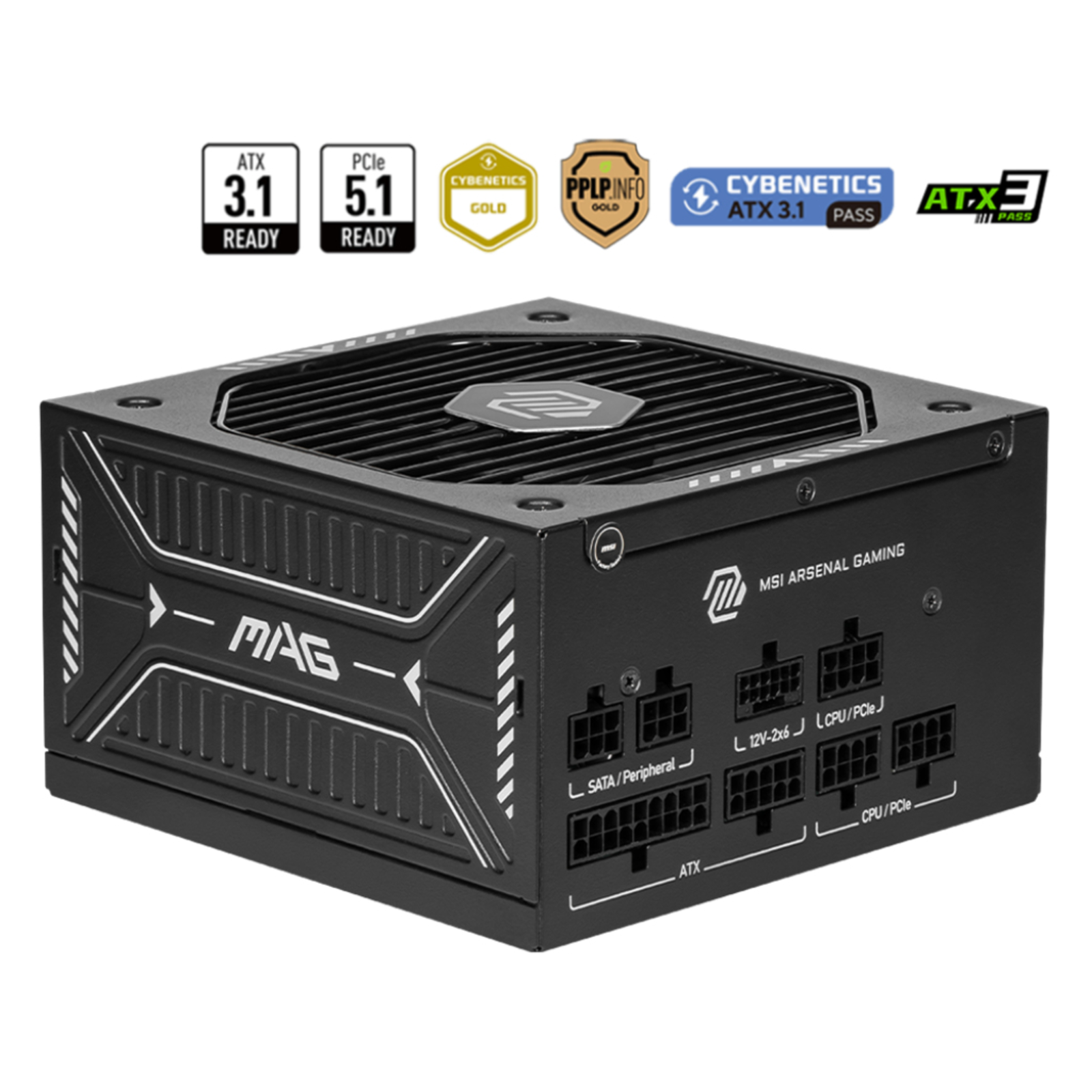 MSI MAG A750GLS PCIE5 Power Supply Unit PC/server Power Supply Unit ATX