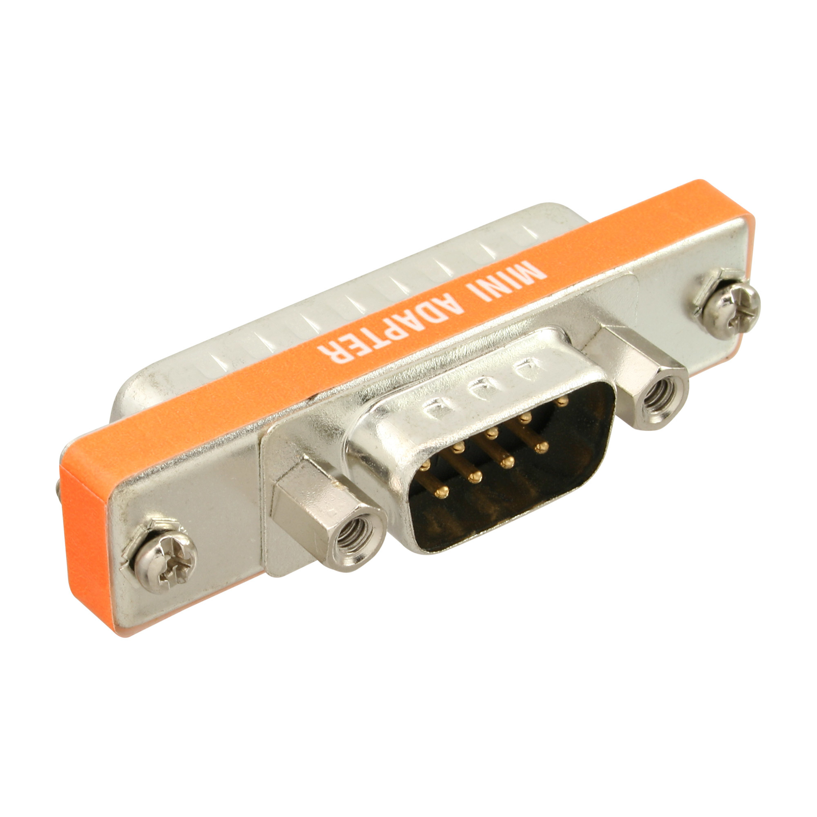 InLine at Adapter 9-pin Sub D Plug to 25-pin Sub D Plug Short