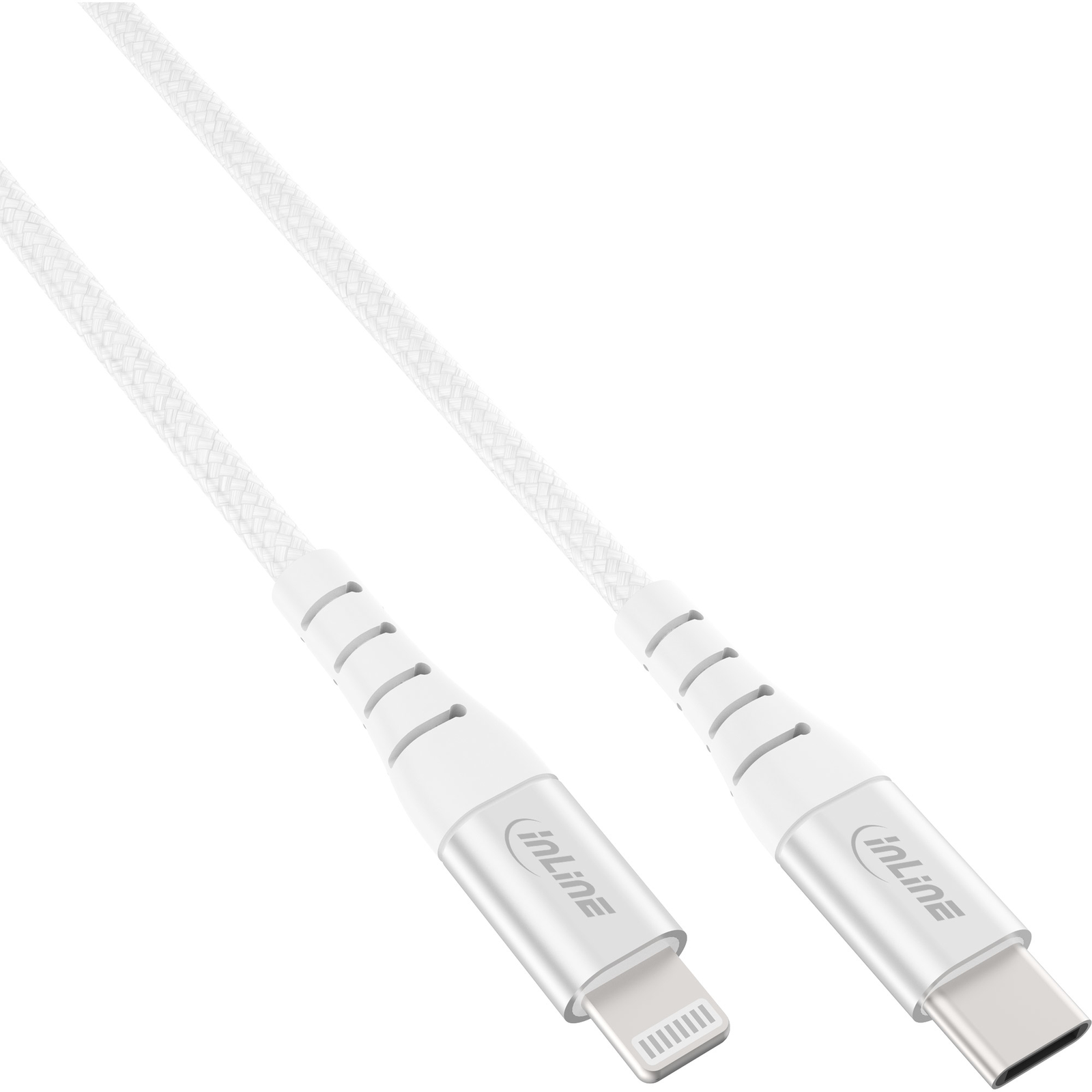 InLine USB-C Lightning Cable for IPad IPhone IPod Silver-aluminum 2m MFi