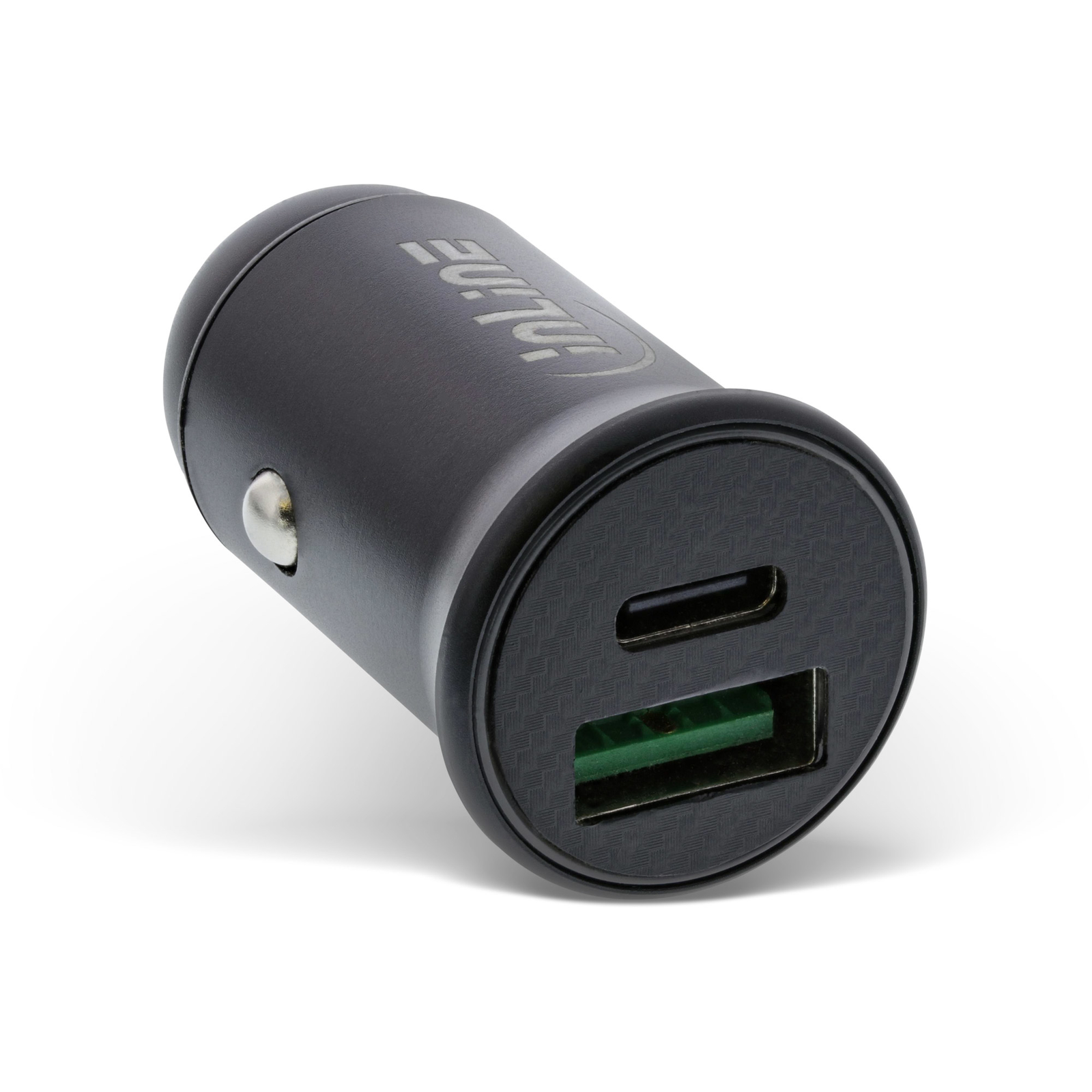 InLine USB Car Power Adapter PD 12-24V USB-A + USB-C Max. 60W Black