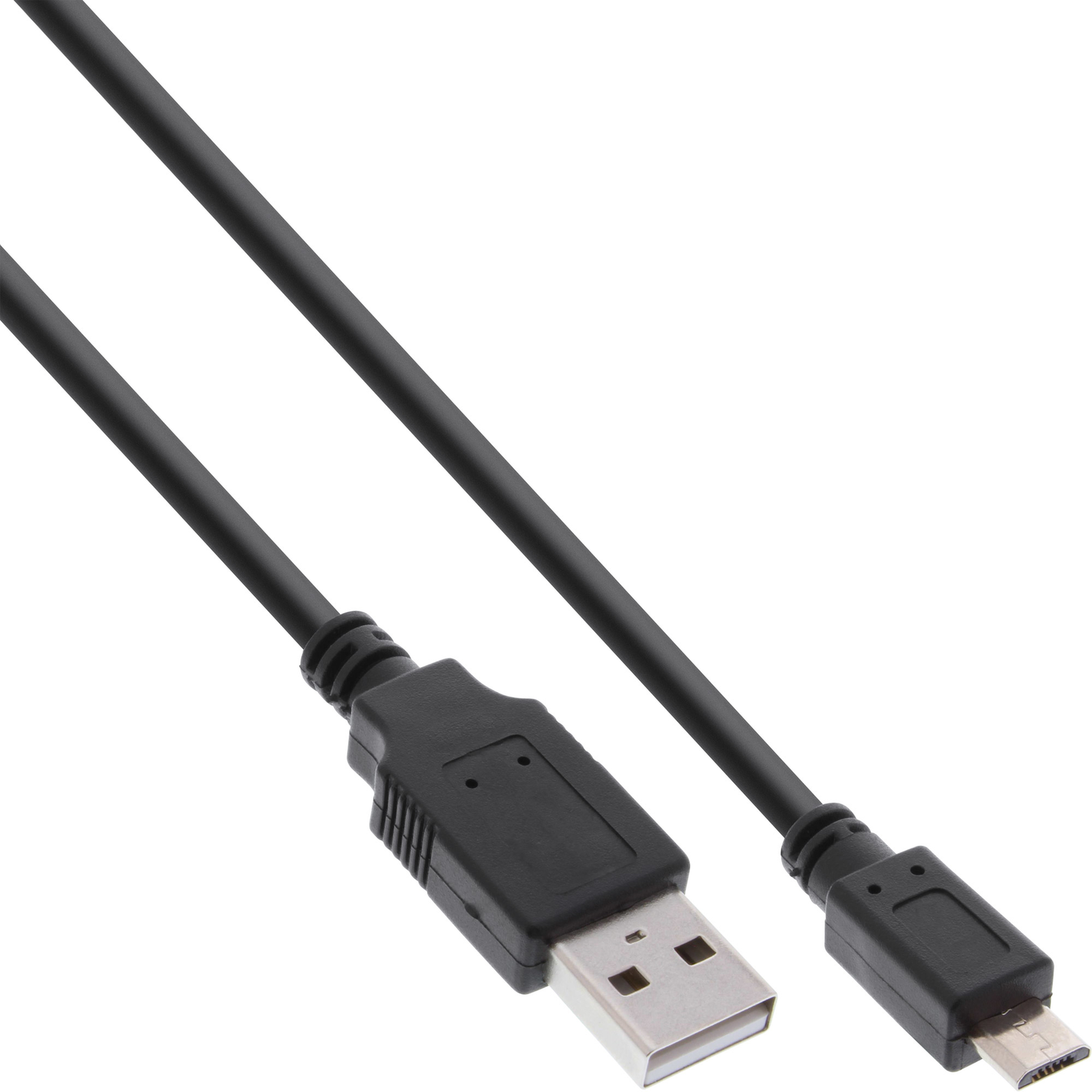 InLine Micro-USB 2.0 Cable Fast Charging Cable USB-A ST-Micro-B ST Black 0 -5m