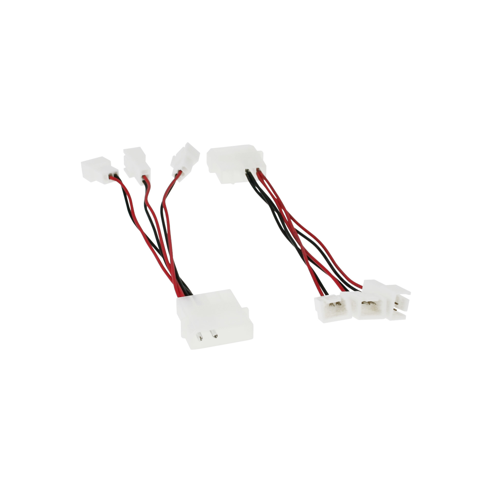 InLine Fan Adapter Cable 12V to 5V for 3 Fans