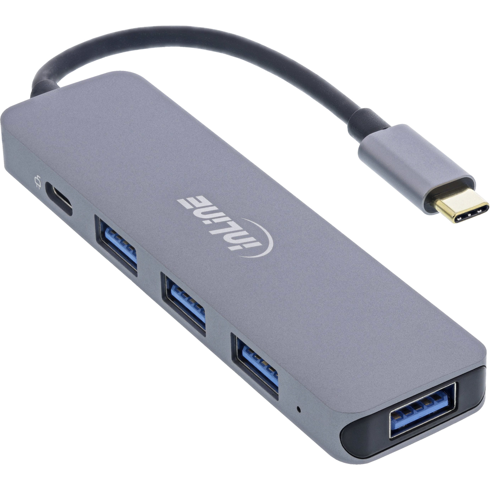 InLine USB 3.2 USB-C Multi Hub 4x USB-A 5Gb-s + USB-C Data-PD 87W