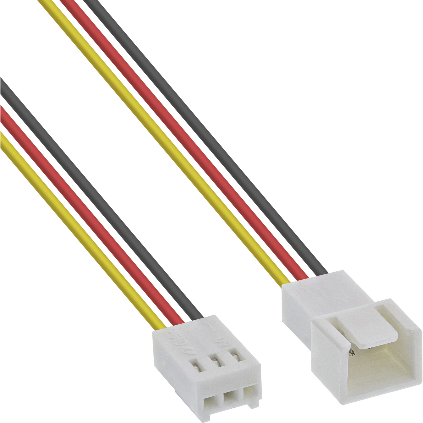 InLine Fan Cable Extension Molex Plug Socket Power/power Supply 2 M